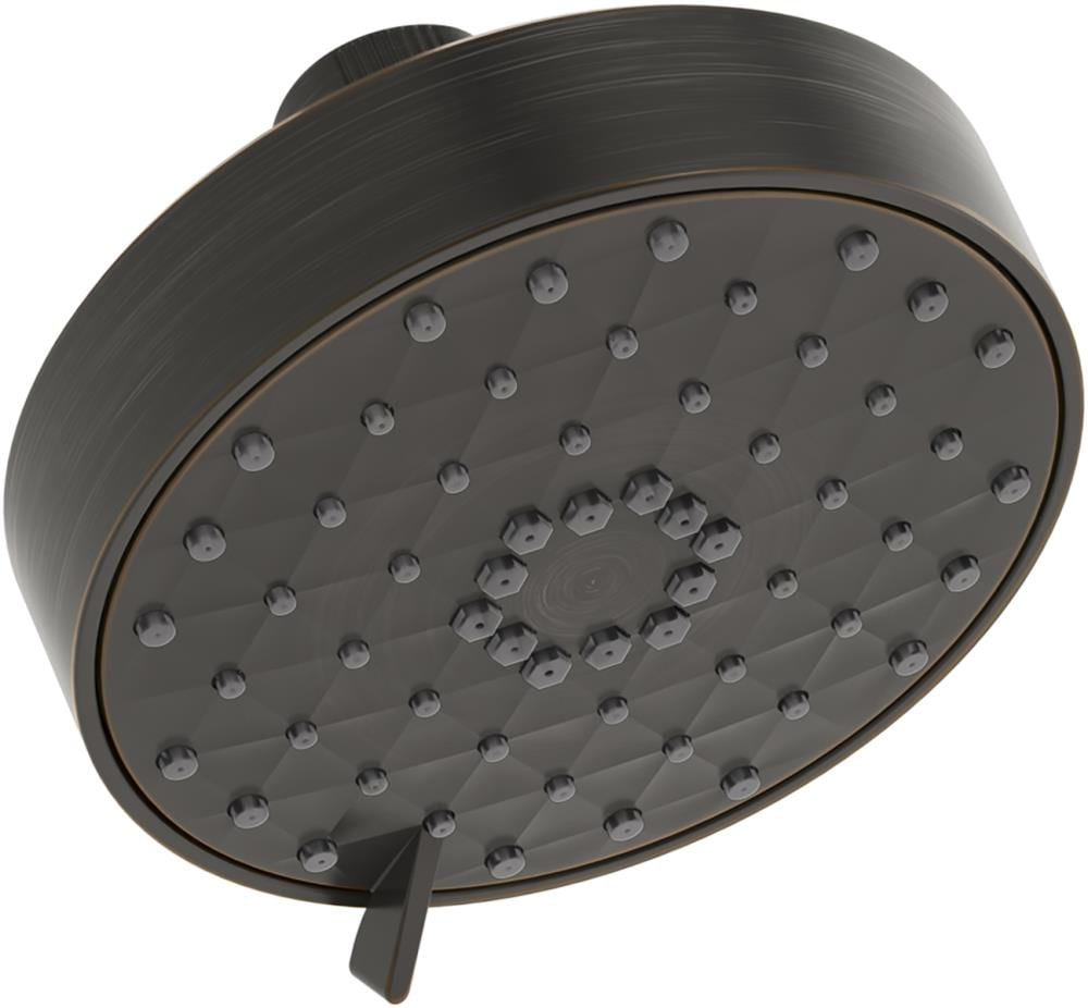 KOHLER K-72419-G-2BZ Awaken 1.0 -Spray Oil-Rubbed Bronze 4.31-in Round Fixed Shower Head 1.75 GPM