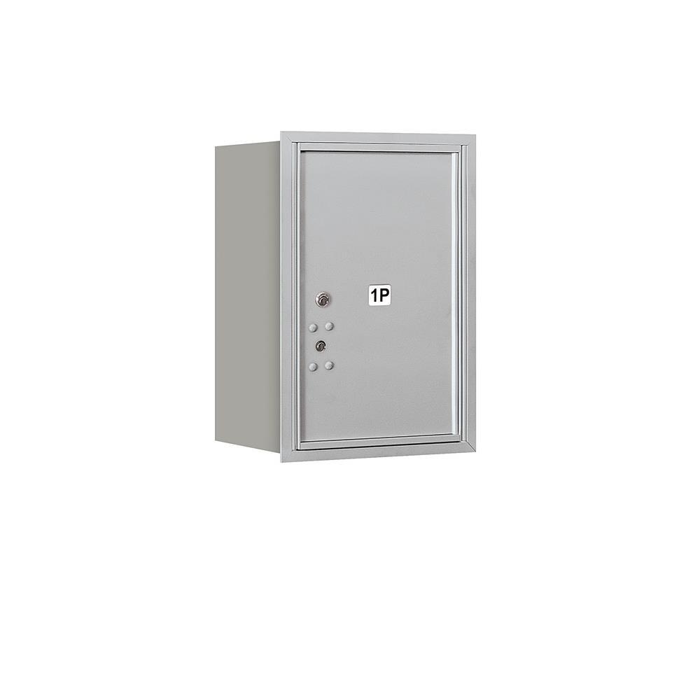 SALSBURY INDUSTRIES 3706S-1PARP Recessed Mount Gray Metal Extra Large Lockable Cluster Mailbox