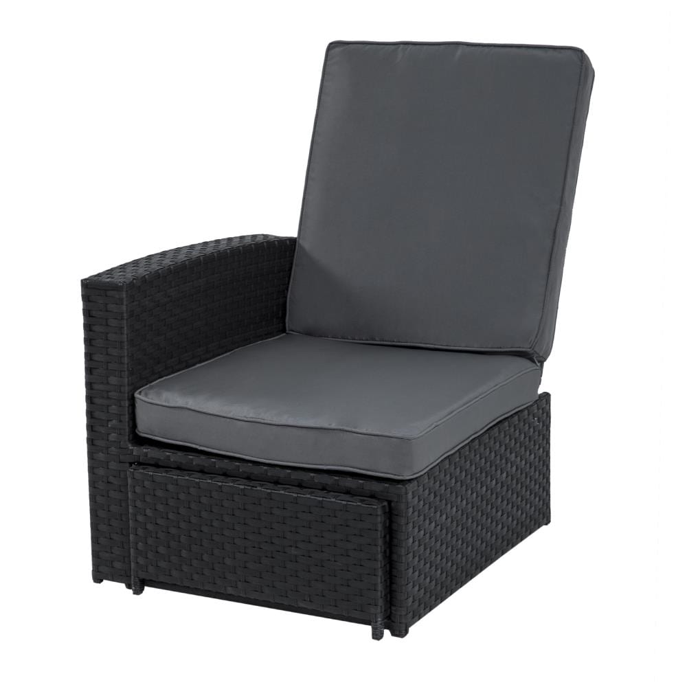 FOREST HOME FRQ009-BLK-GY Patio-Sofas-Daybeds - View #2