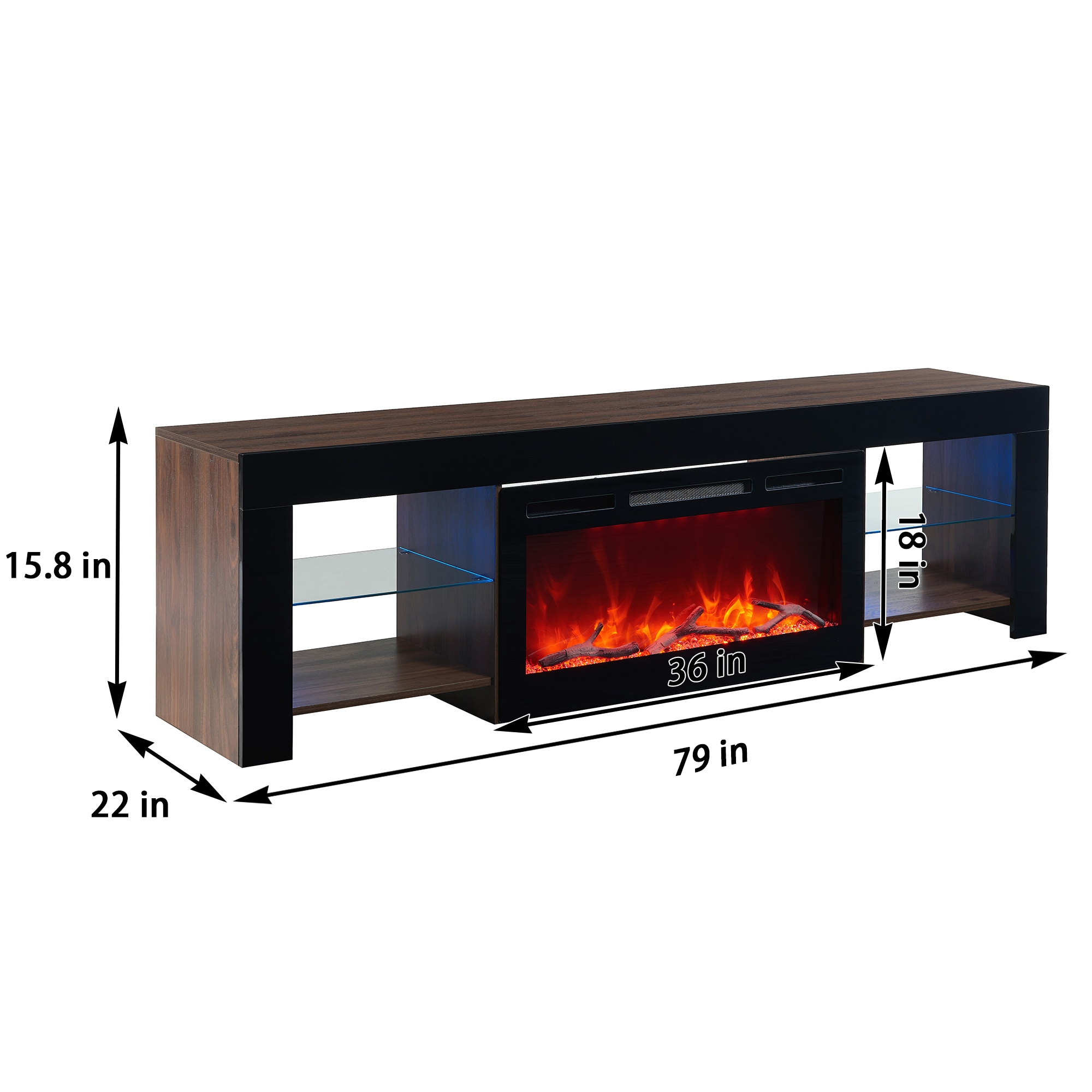 CASAINC CA-TVS021DWBRFP36 Electric-Fireplaces - View #4