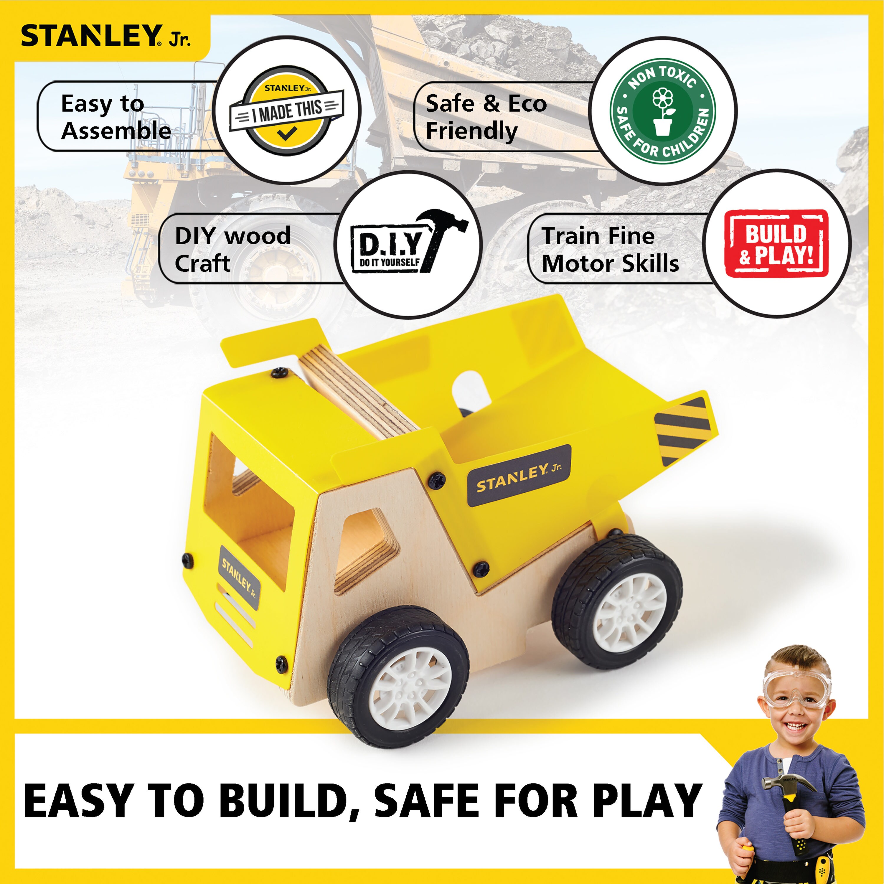 Stanley Jr. OLOK033-SY Kids-Woodworking-Project-Kits - View #8