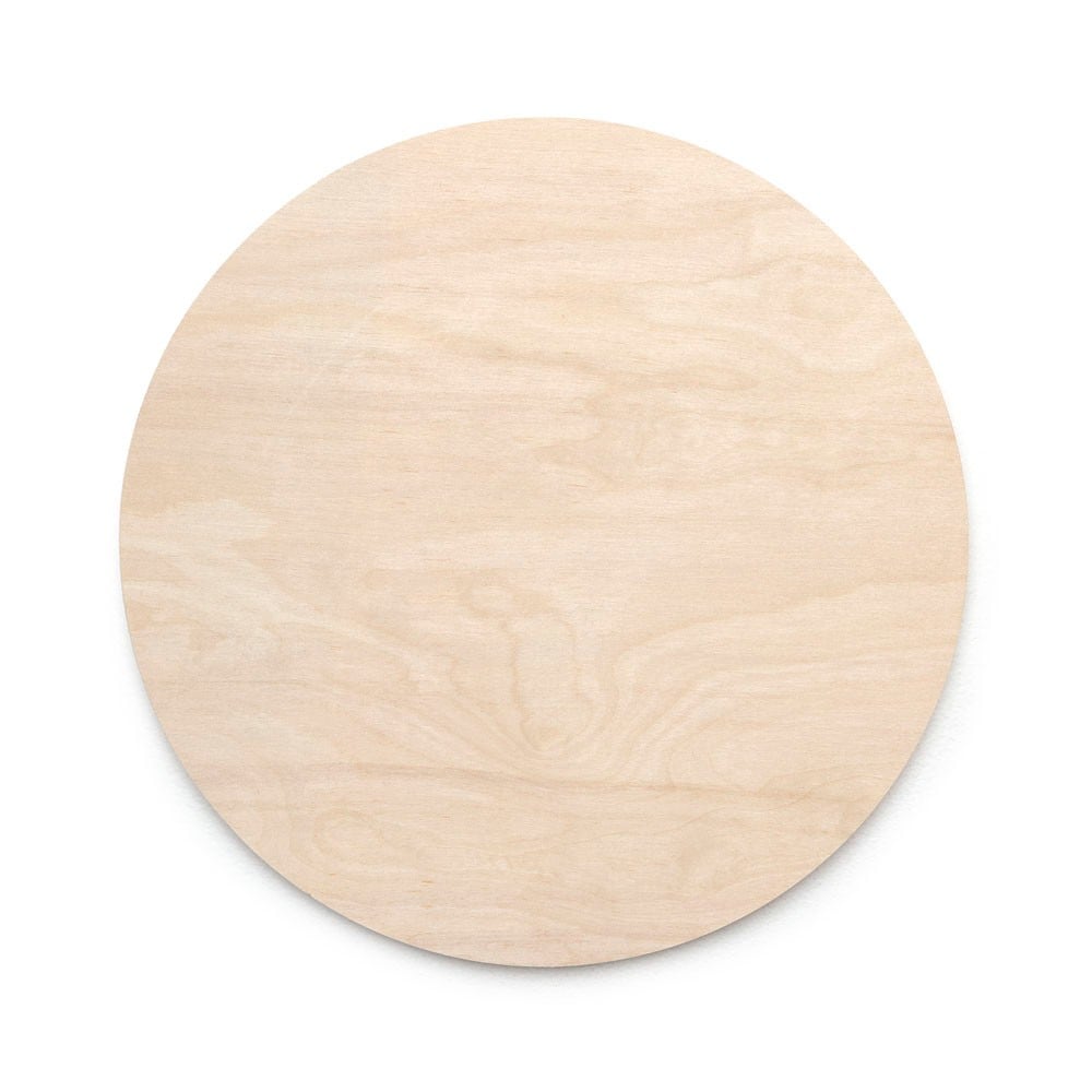 Wood Circles 12 inch, 3 Thicknesses, Unfinished Birch Sign Plaques | Woodpeckers | 1/4 Thick | Michaels