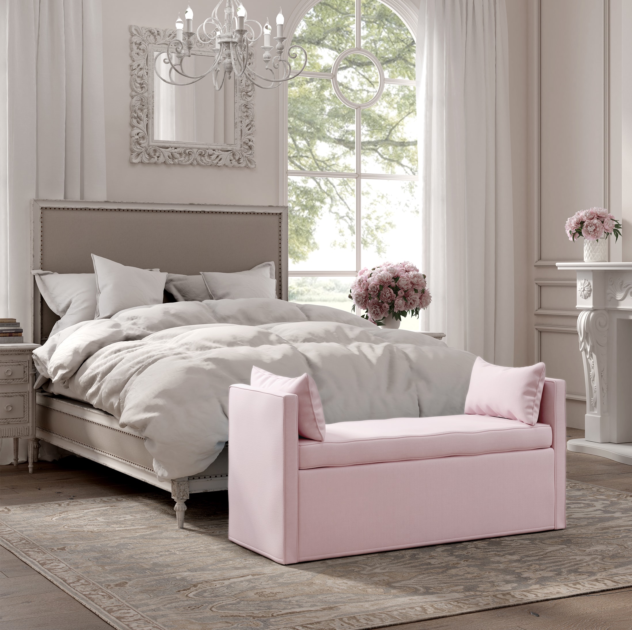Rustic Manor SBH221-03PK-LS bench - View #4