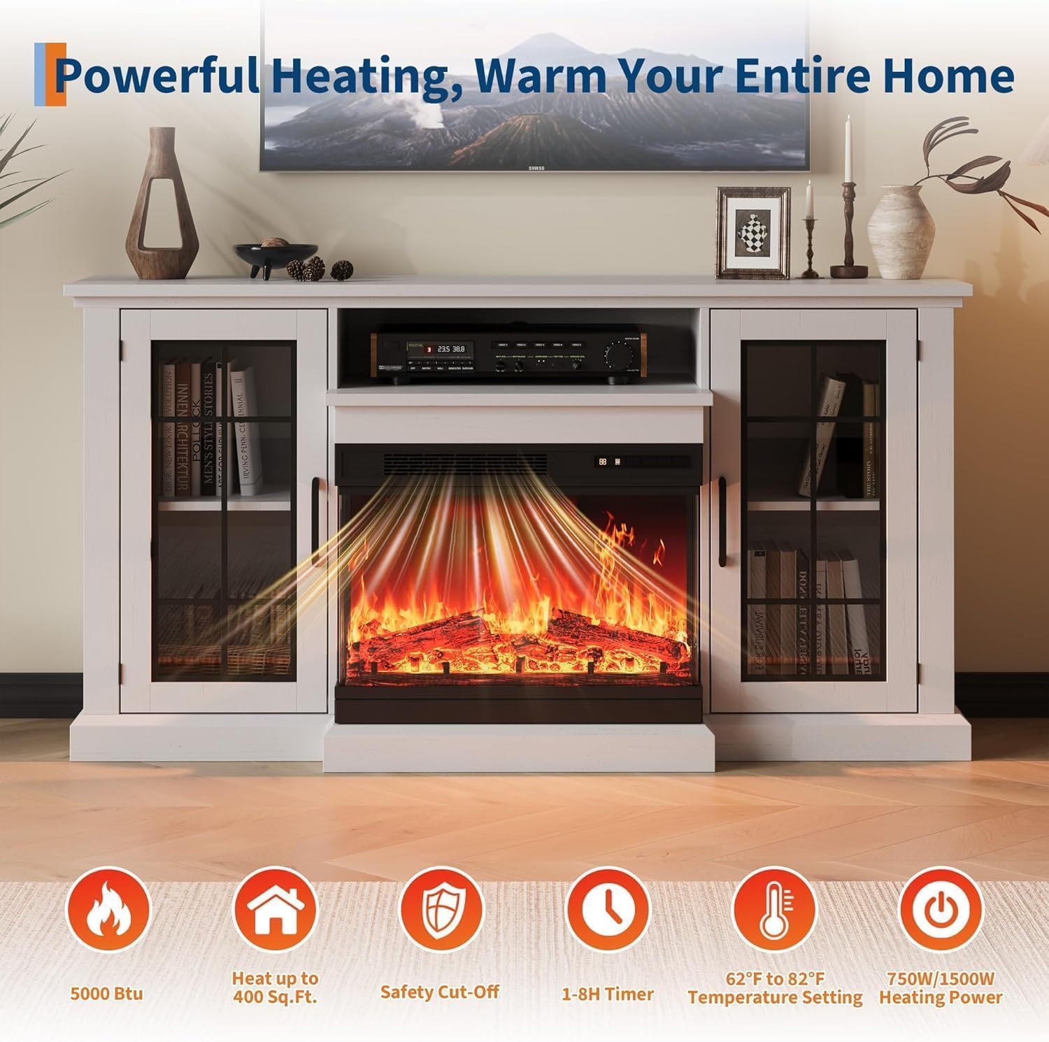 Garvee IWAN-PHK-34J5FXYJ Electric-Fireplaces - View #8