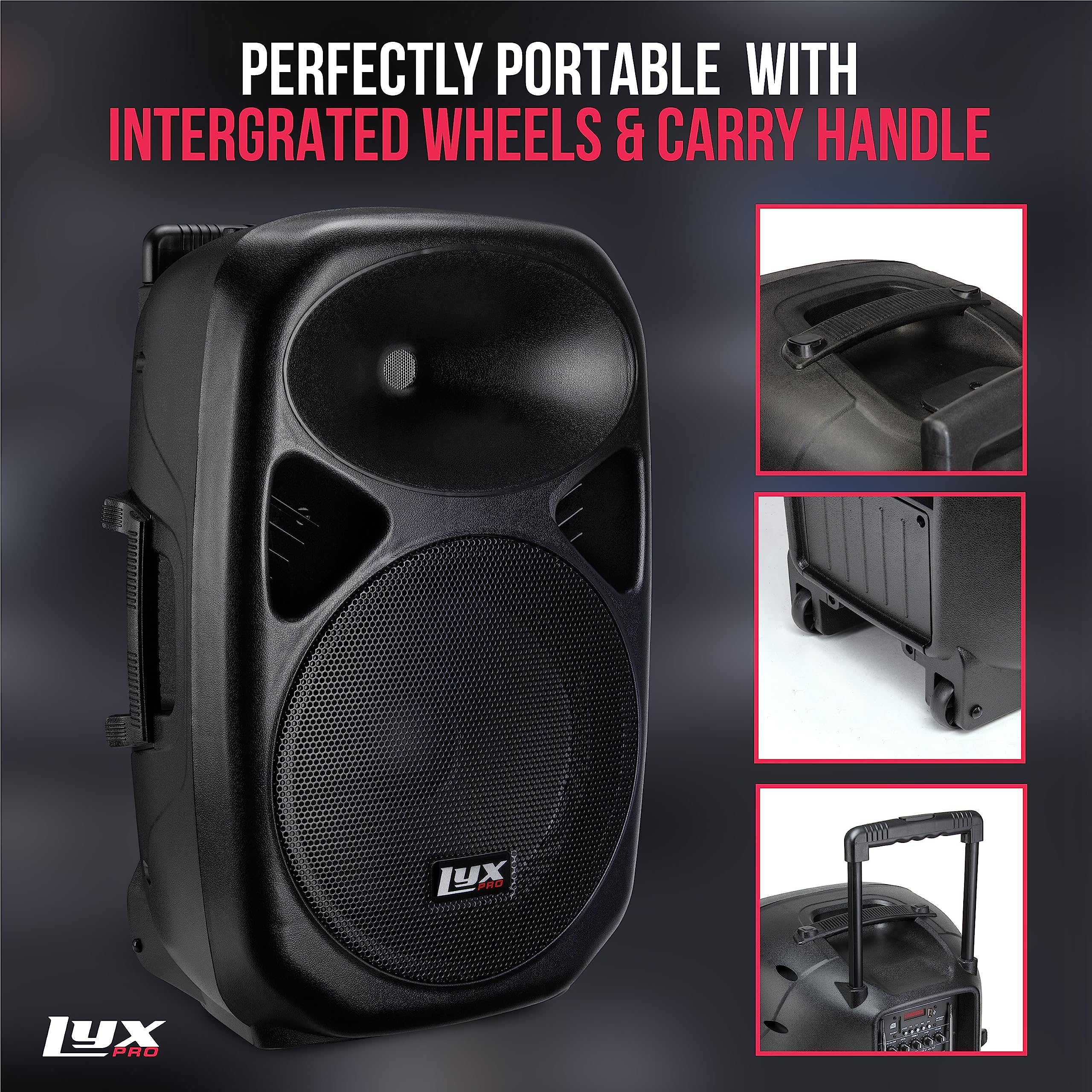 LyxPro LYXSPA12BAT Portable-Speakers - View #5