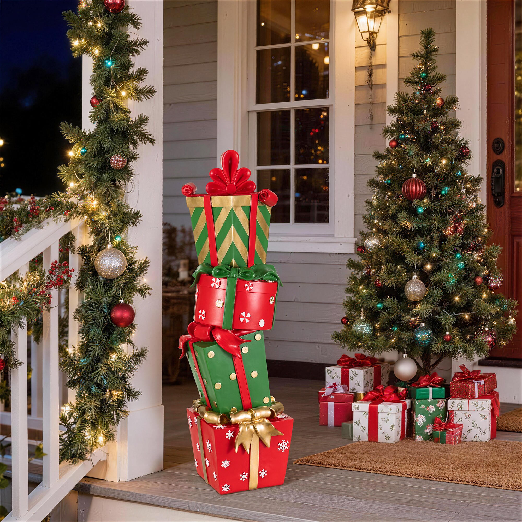 Glitzhome 2038500024 Table-Christmas-Decorations - View #6
