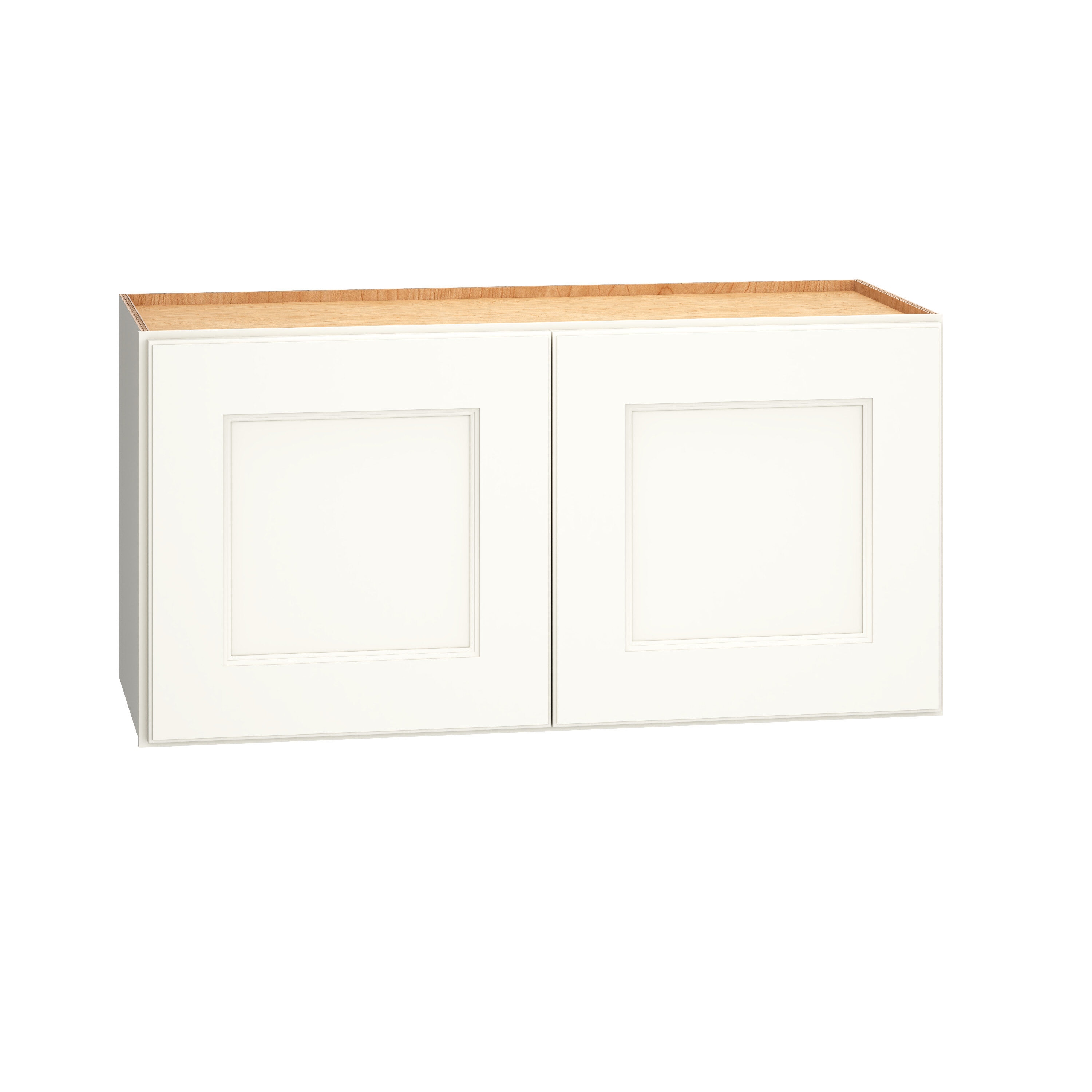 Diamond Express 325 W3015 Macaulay 30-in W x 15-in H x 12-in D White Wall Fully assembled Plywood Cabinet (Recessed Panel Square)