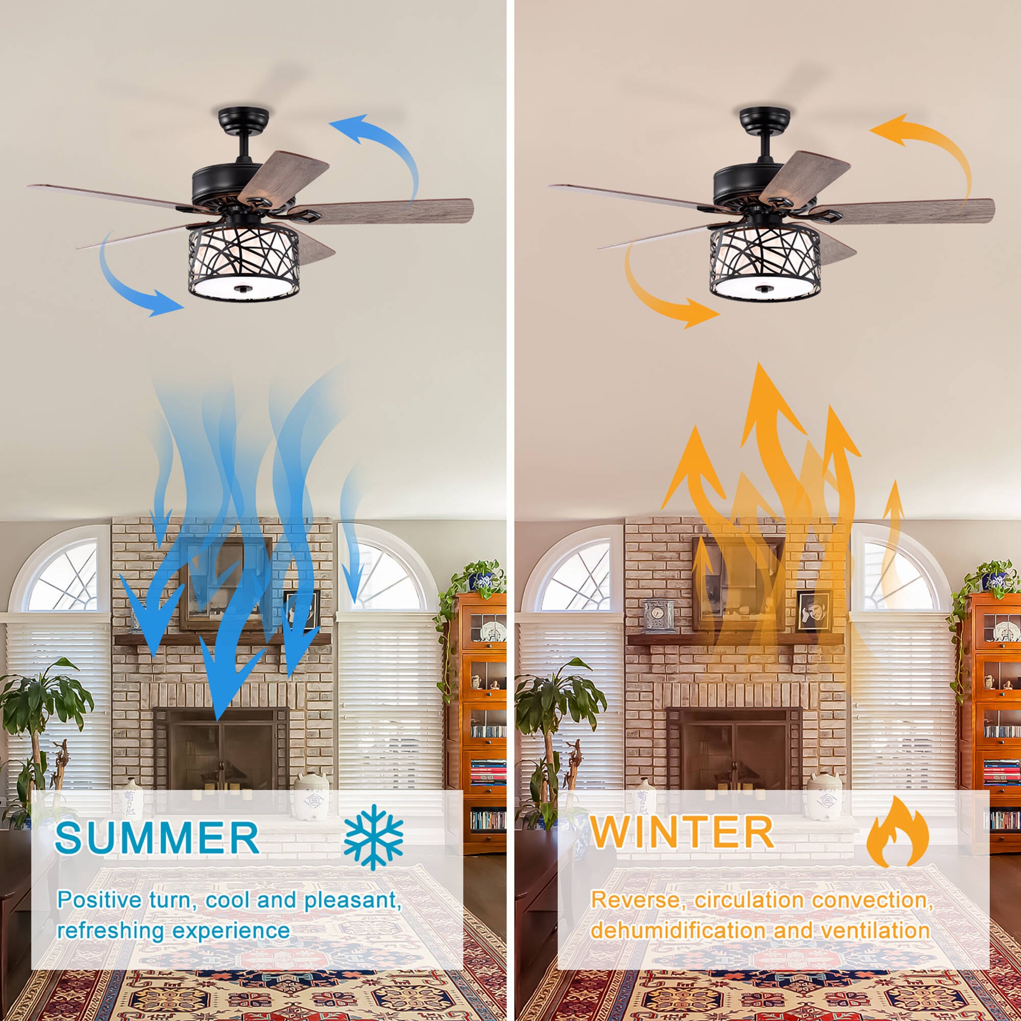 SINOFURN SYB570080BK Ceiling-Fans - View #5