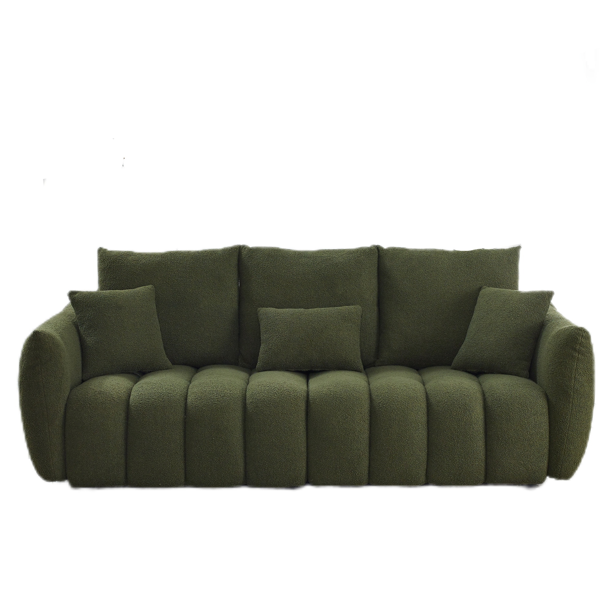 Siavonce XHF5501 82-in Modern Green Sofa