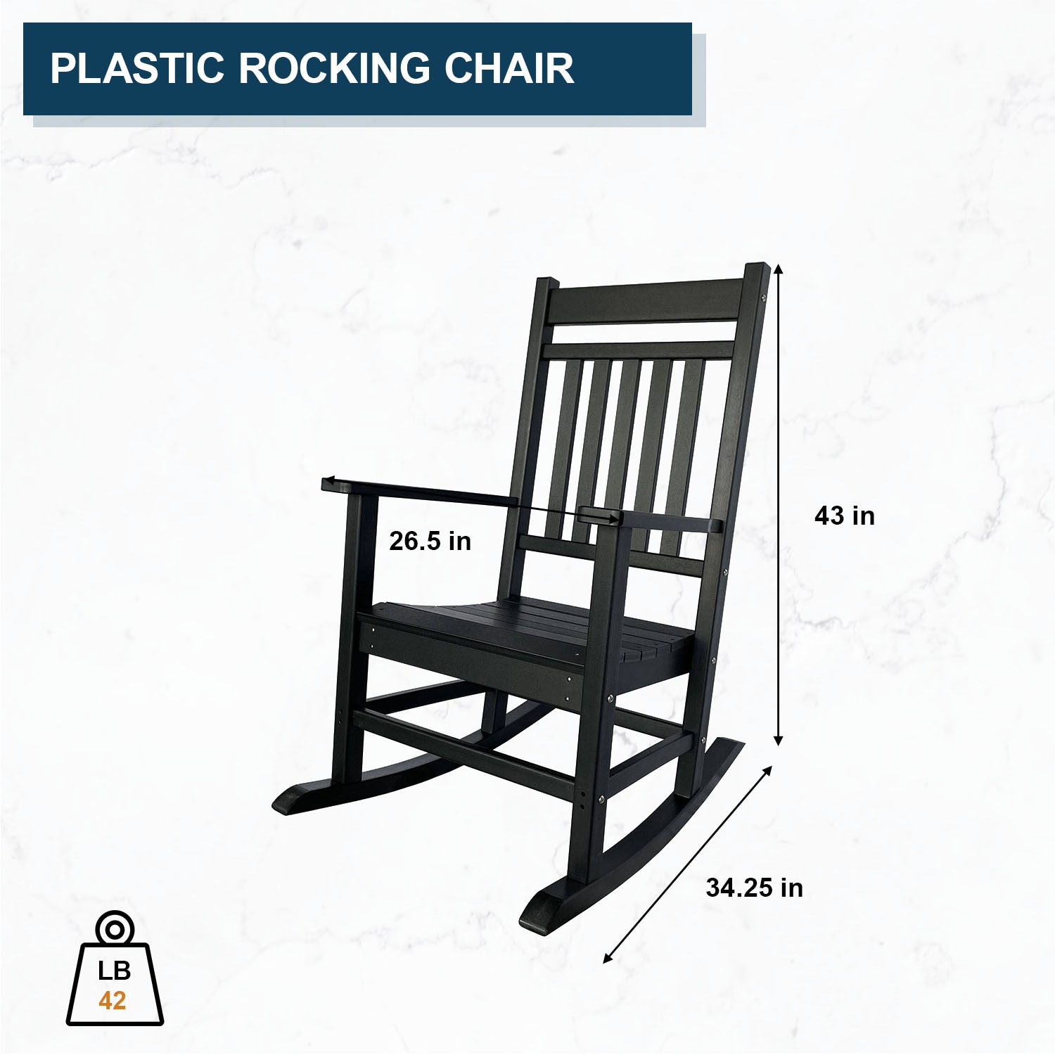 Shine Company 7632BK Patio-Chairs - View #15