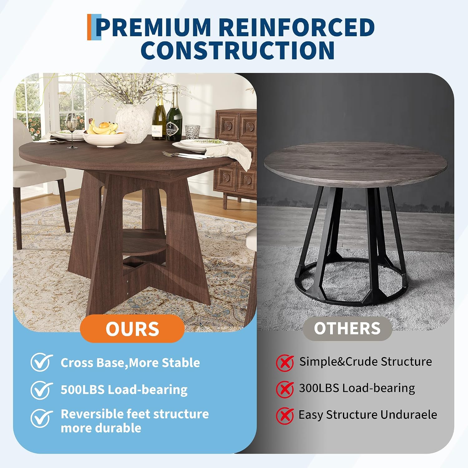 GAOMON CNADMALICWLB1X4T Dining-Tables - View #4