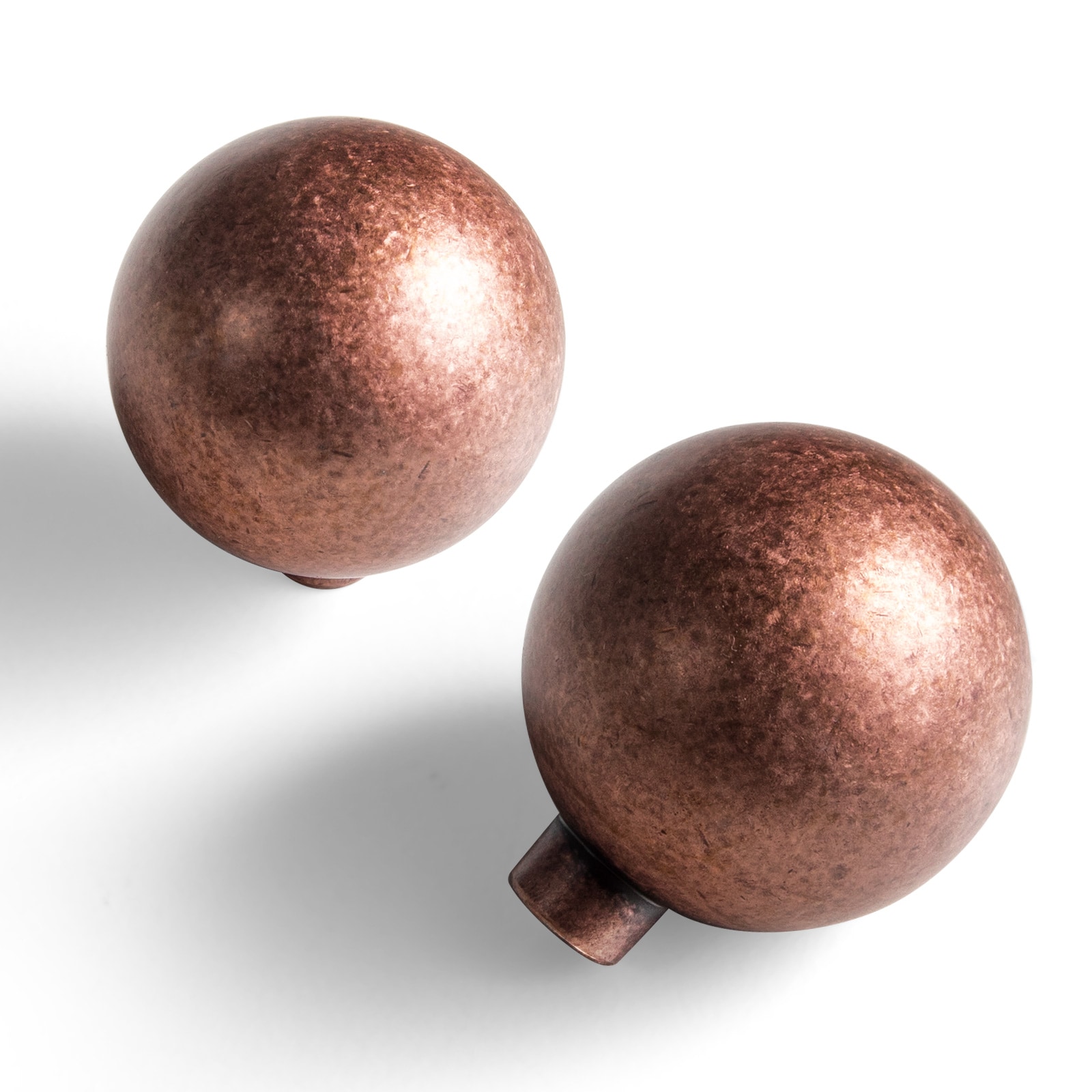 Miaokesen 052AC-DADAN 1-1/5-in Antique Copper Cylindrical Classic Cabinet Knob 6 -Pack
