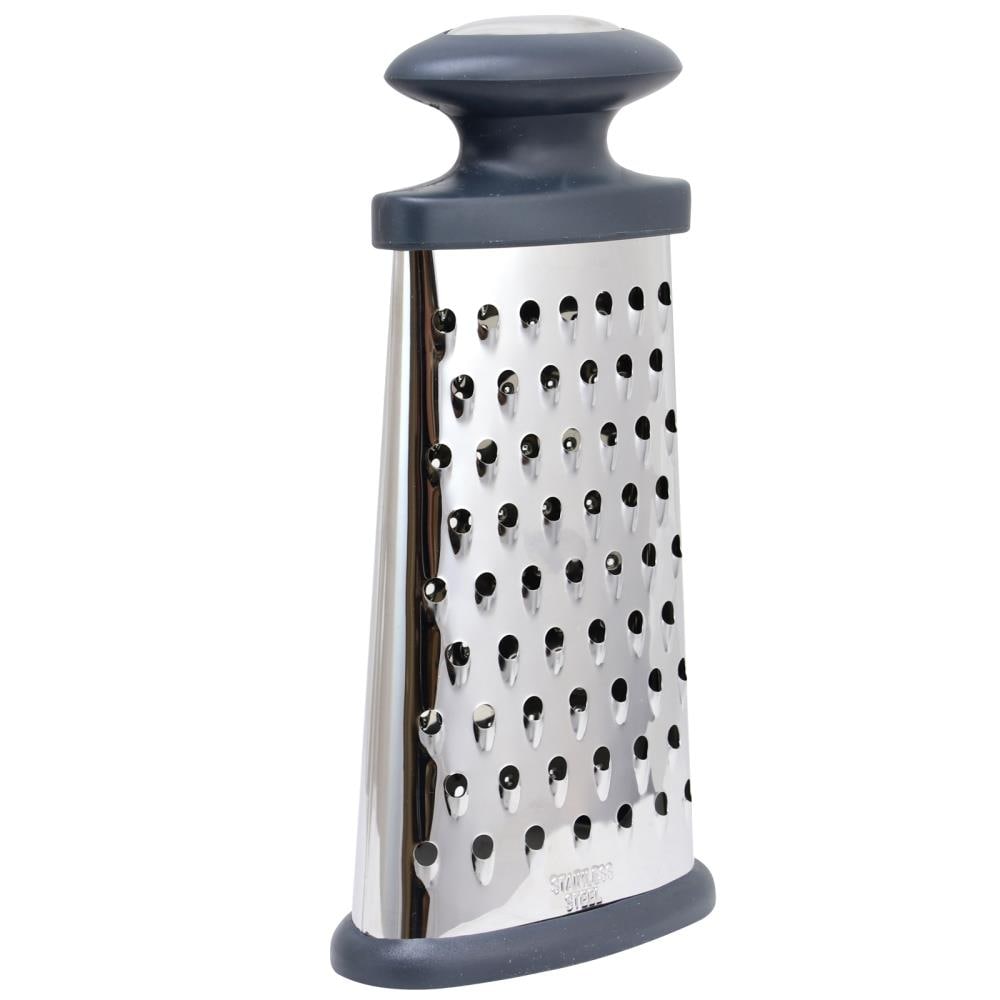 Stainless Steel Four-sided Cheese Grater And Vegetable And Fruit Grater In  Blue And Pink