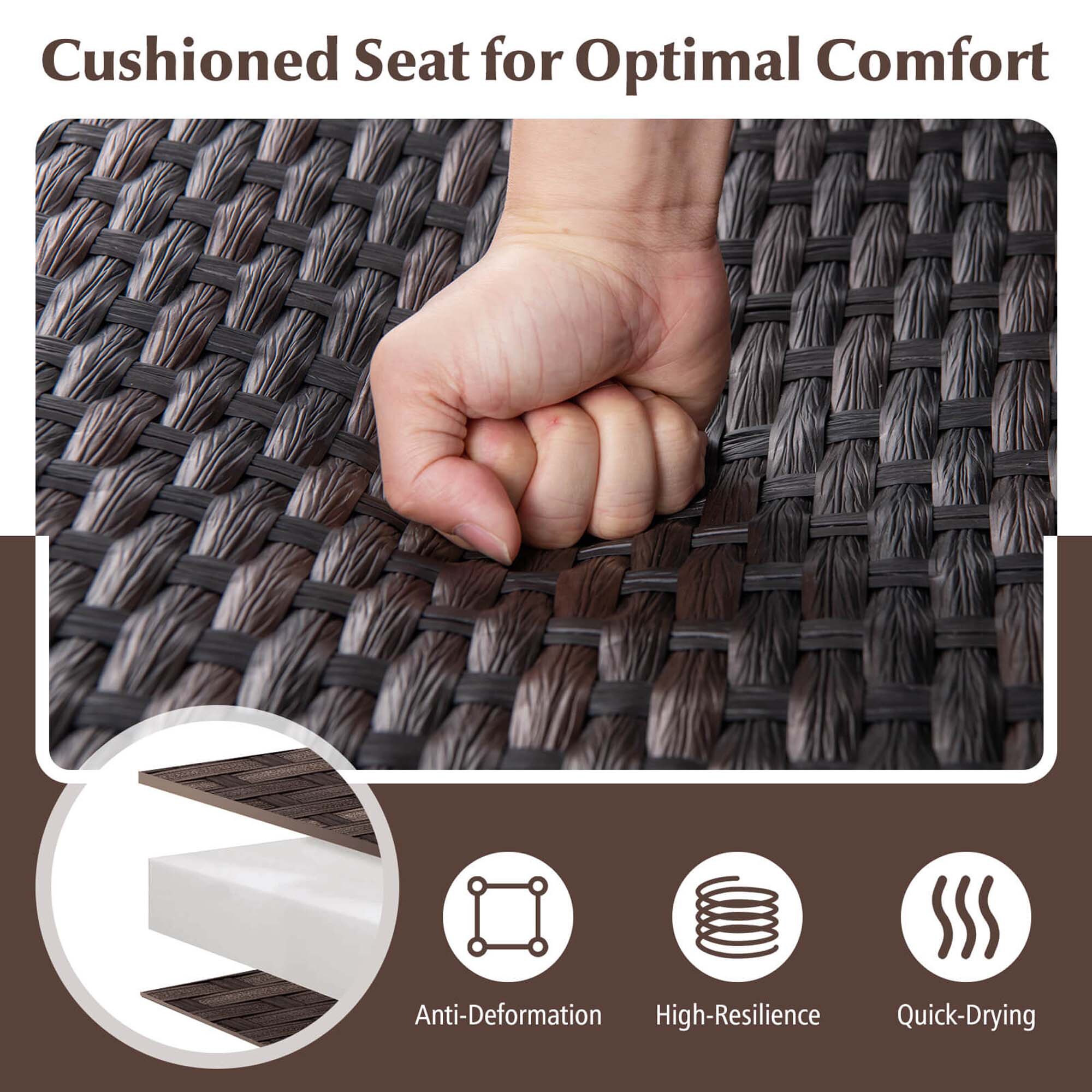 Costway HCST01867 Patio-Conversation-Sets - View #4