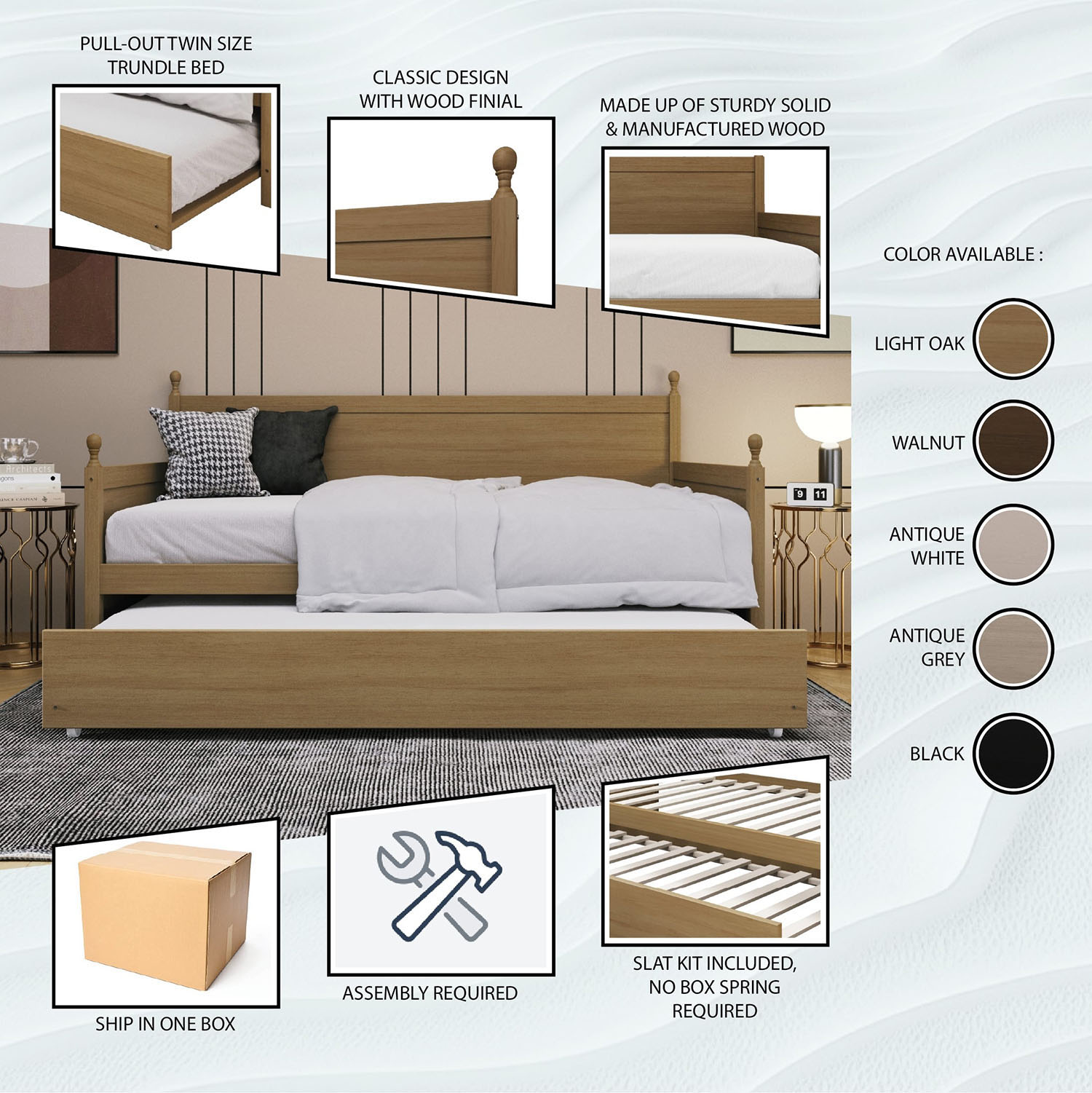 ChaletPosh C220TT-AGY-WD beds - View #11
