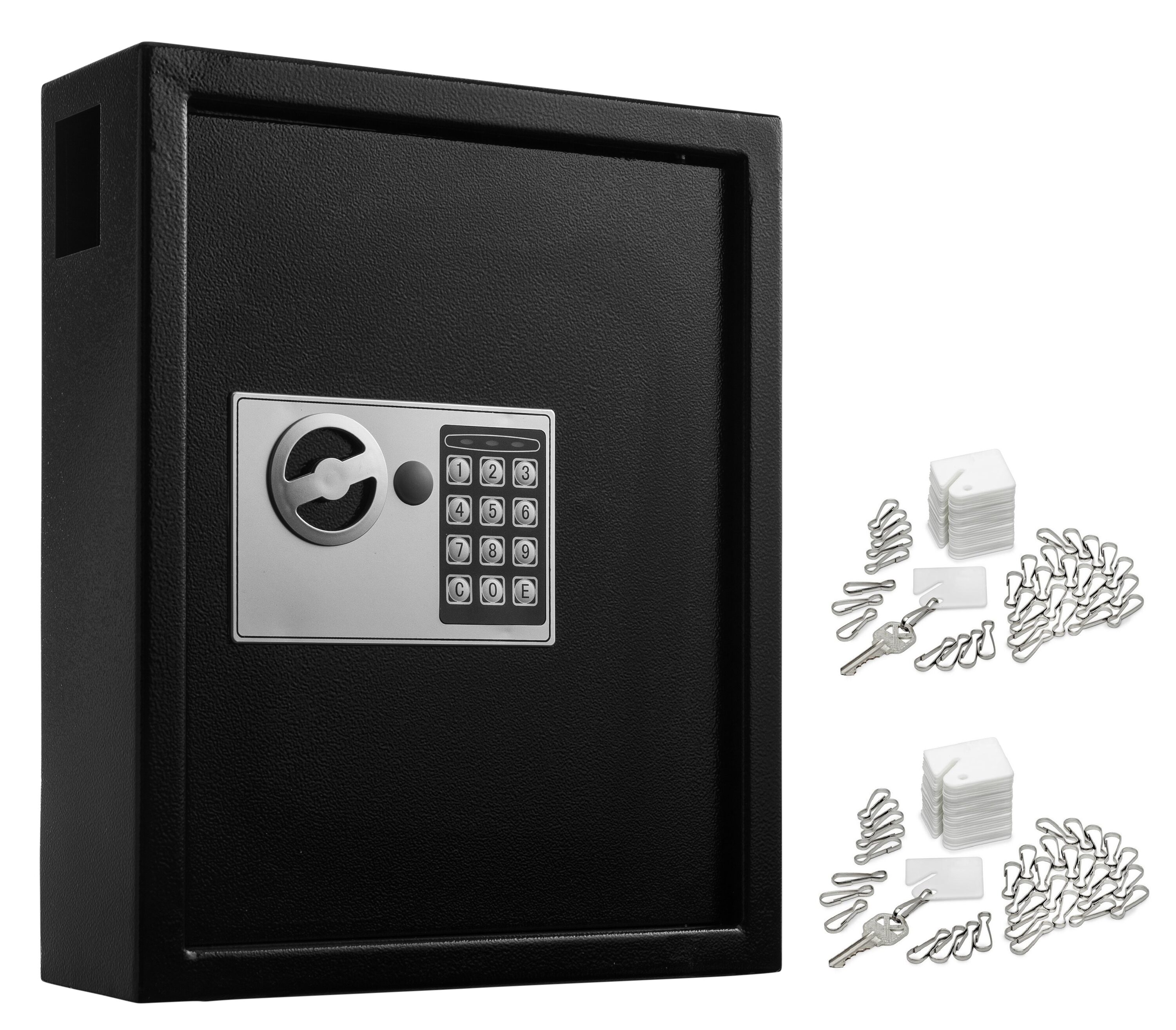 AdirOffice Waterproof Fireproof Keyed Key Safe 680-60-BLK-689-PKG Sansujyuku sansujyuku.com