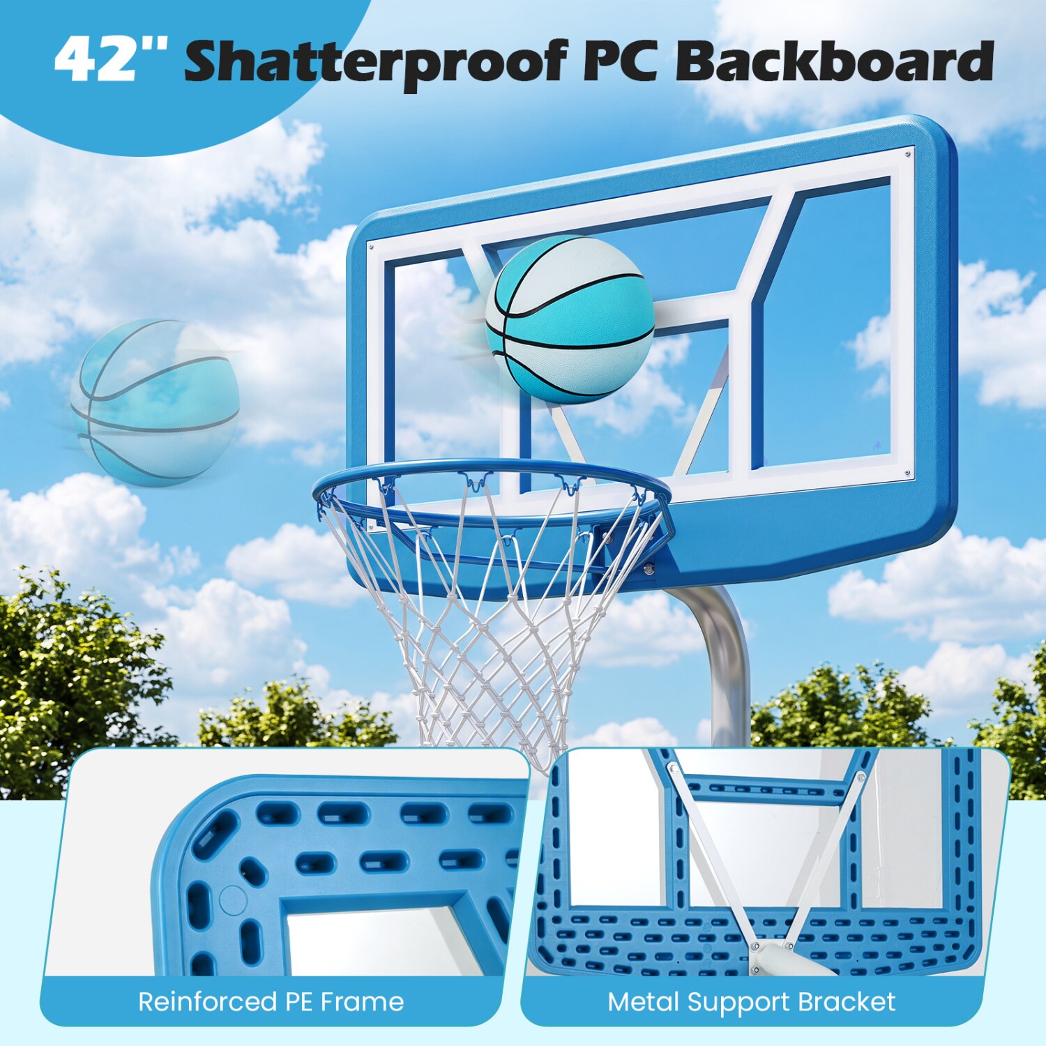 Slickblue D-CO-SL51983PS Basketball-System - View #5