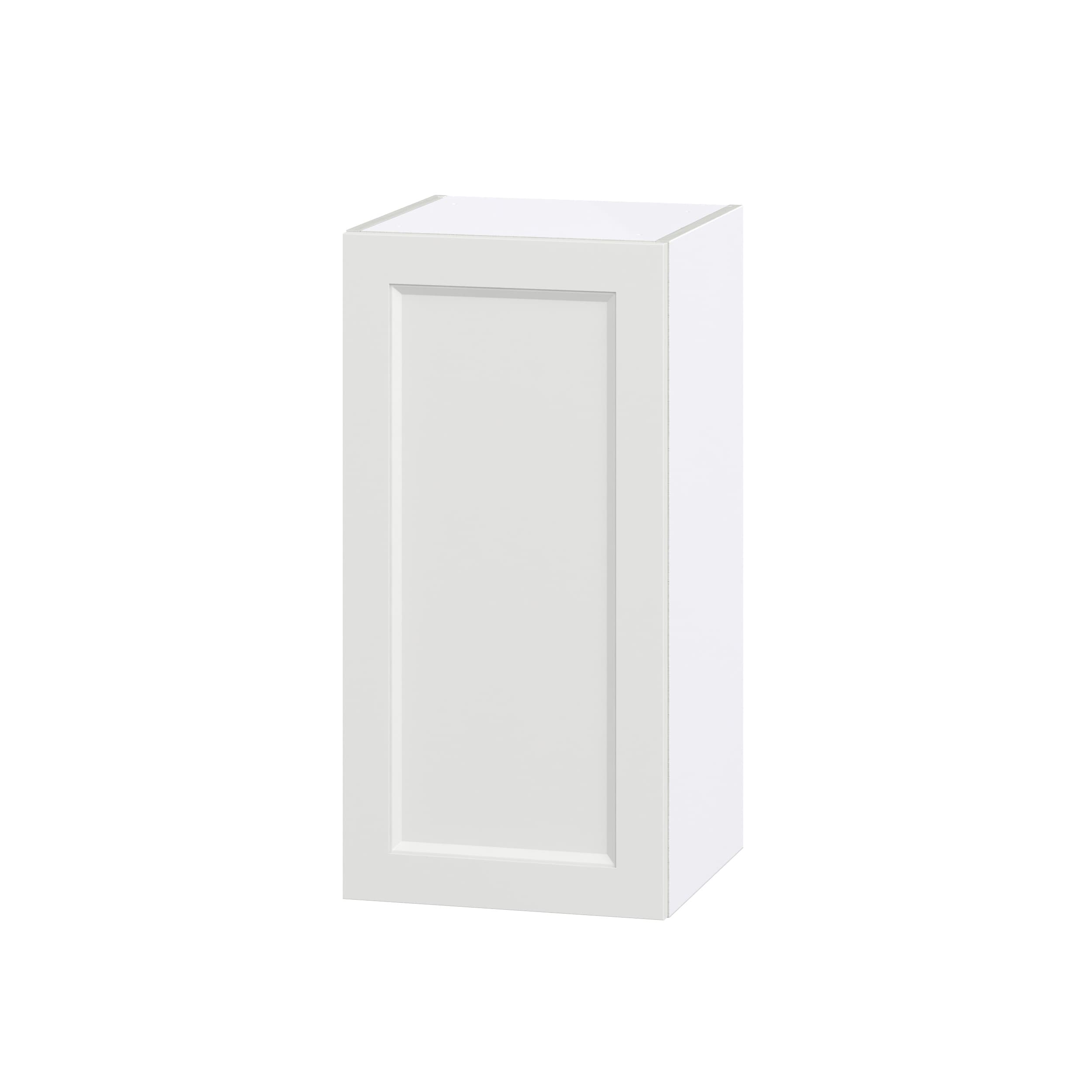 Hugo&Borg Riviera 15-in W x 40-in H x 14-in D Bright White Wall Fully Assembled Cabinet (Recessed Panel Shaker Door Style)