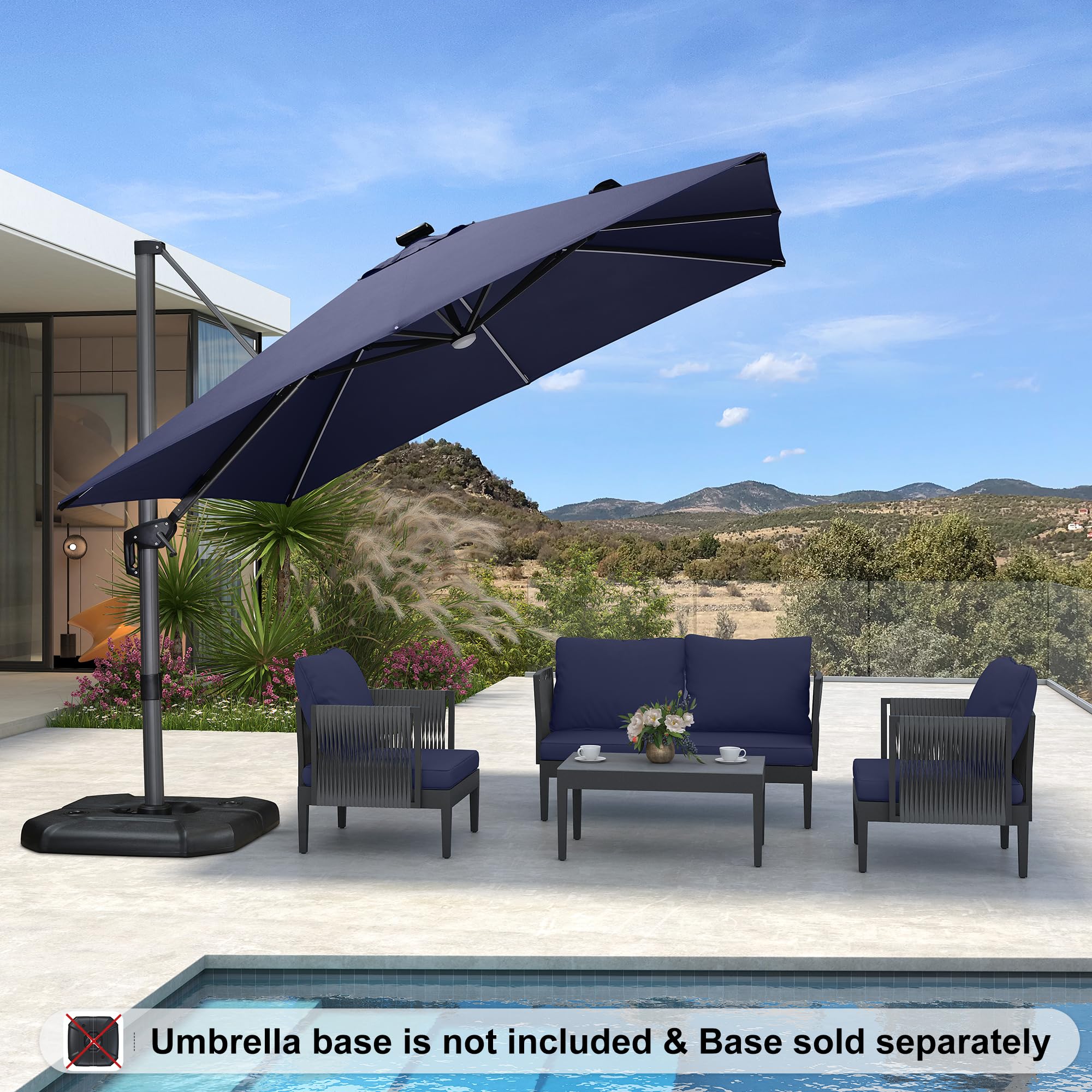 PURPLE LEAF LS04XHSDT10-NB Umbrellas-2 - View #2