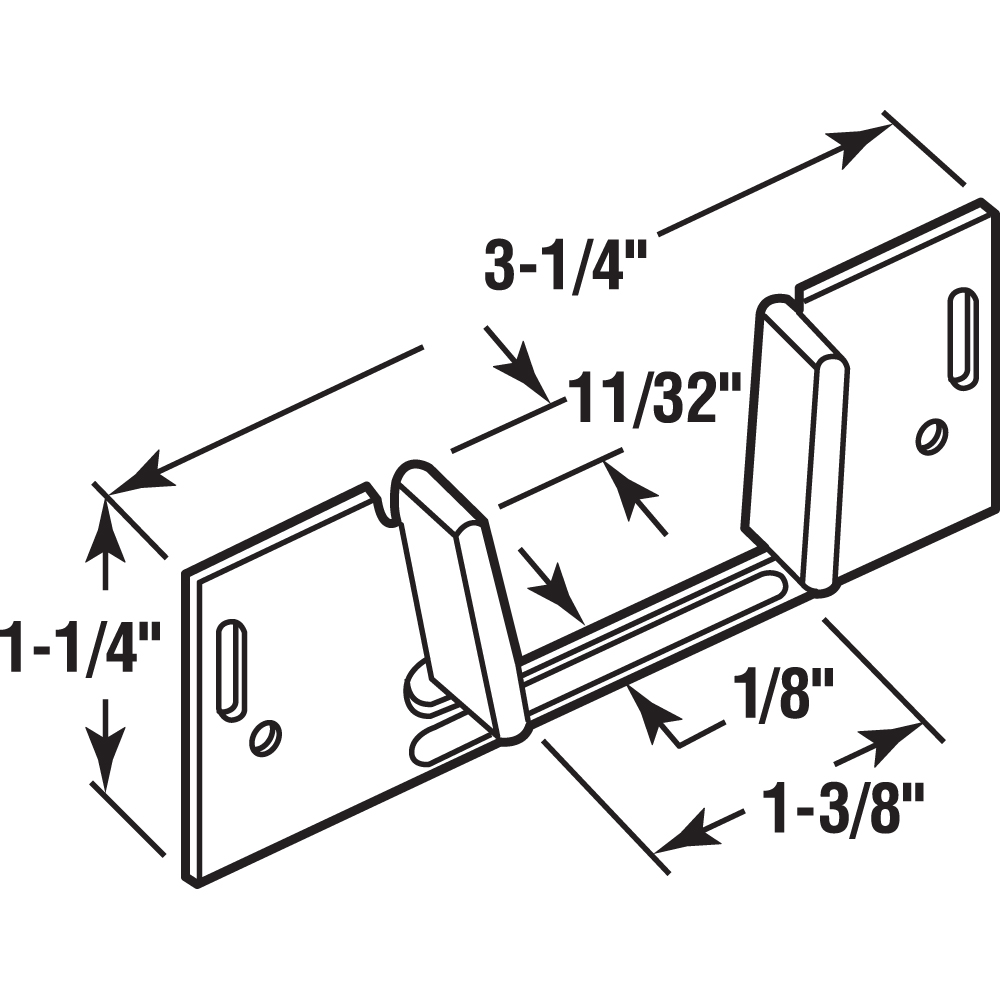 Prime-Line N 6566 Pocket-Door-Guides - View #2