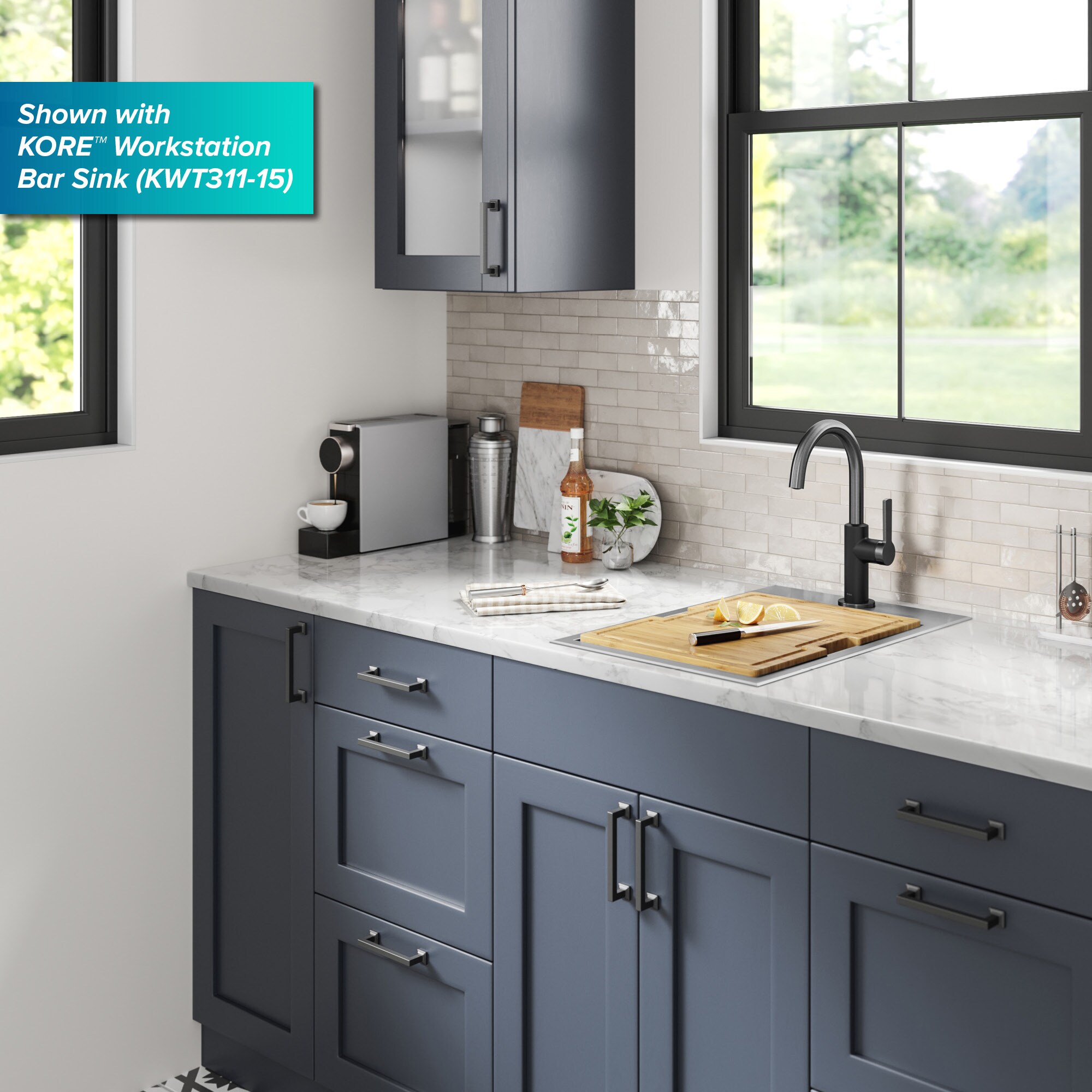 Kraus KPF-2822MBSFSB Kitchen-Faucets - View #10