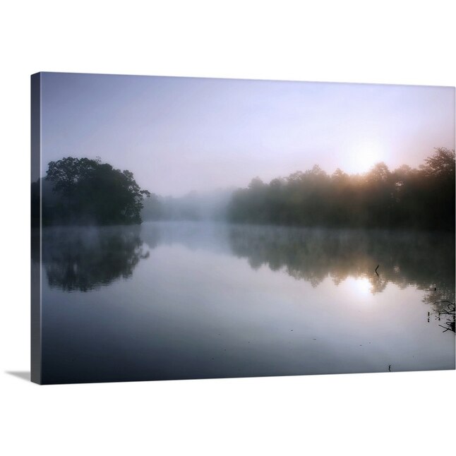 GreatBigCanvas Fog On The Mattaponi 8 Gango Editions 24-in H x 36-in W ...