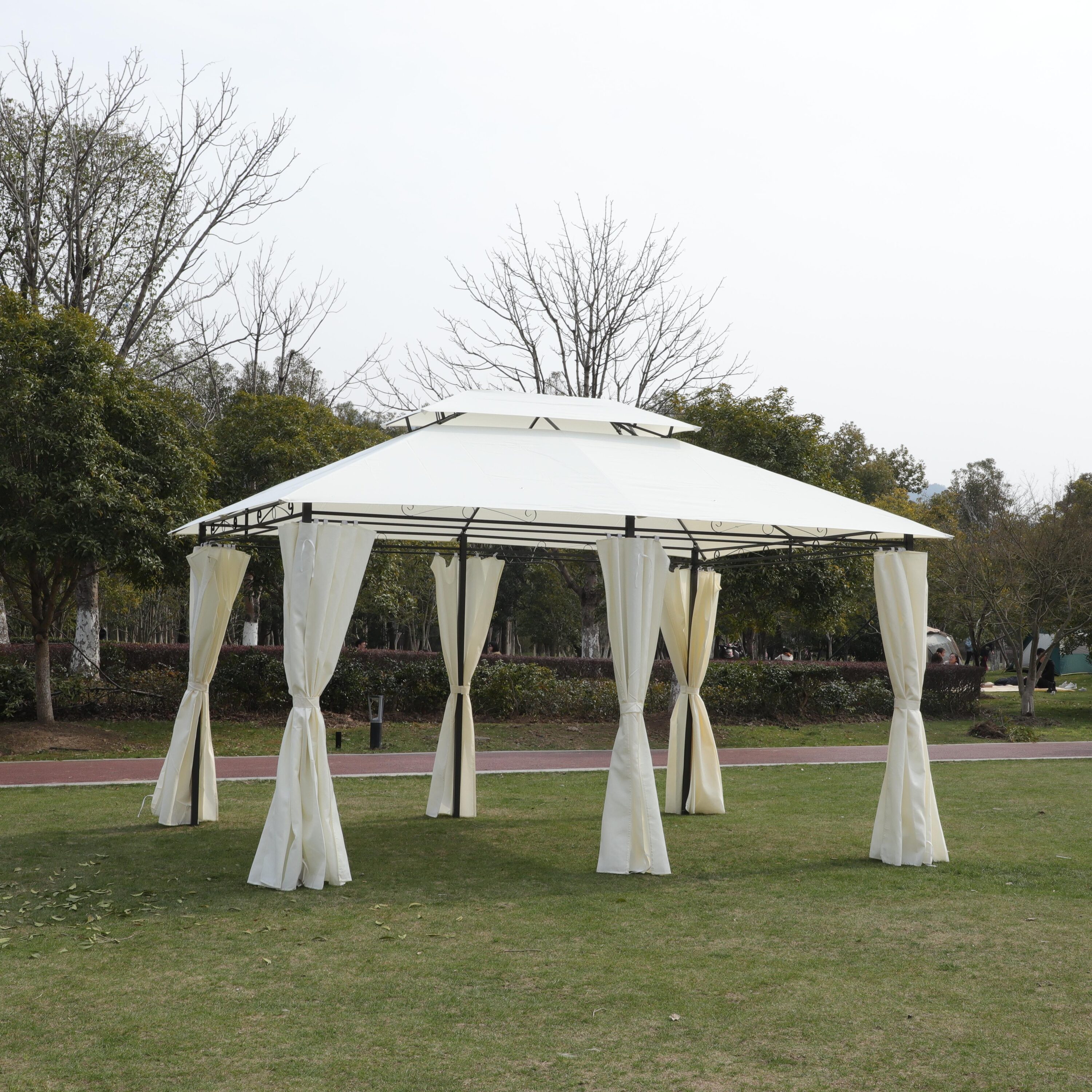 Bayfeve BFBU-4892-GZB Wood-Resin-Gazebos - View #12