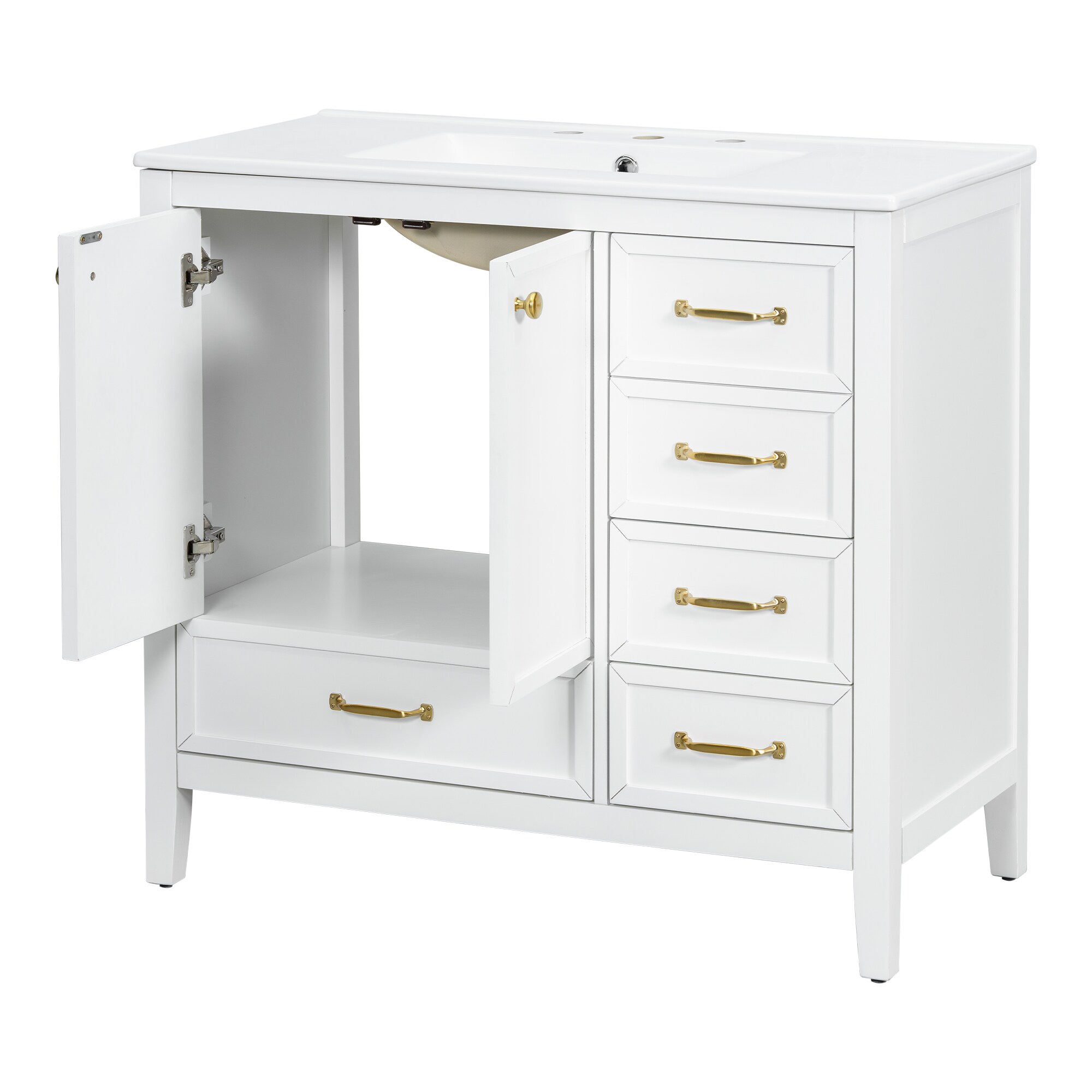 LOVMOR SF-WO-N759P293646K Bath-Vanity-Combo - View #10