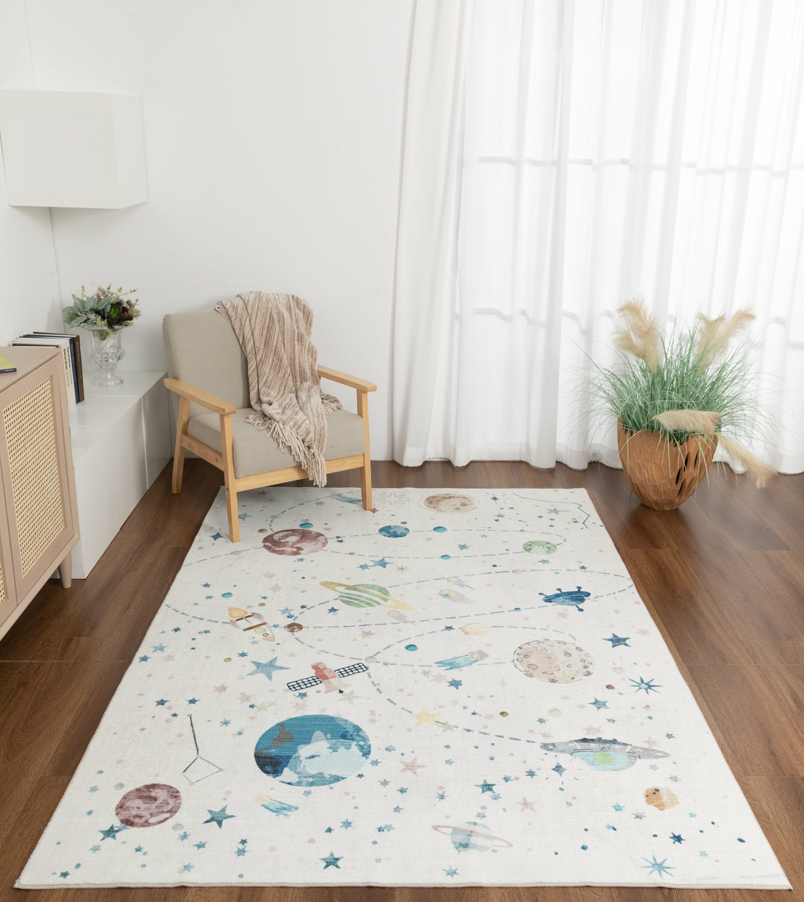 MDA Rugs KR0457 Kids 5 x 7 (ft) Multicolor Rectangular Indoor Area rug