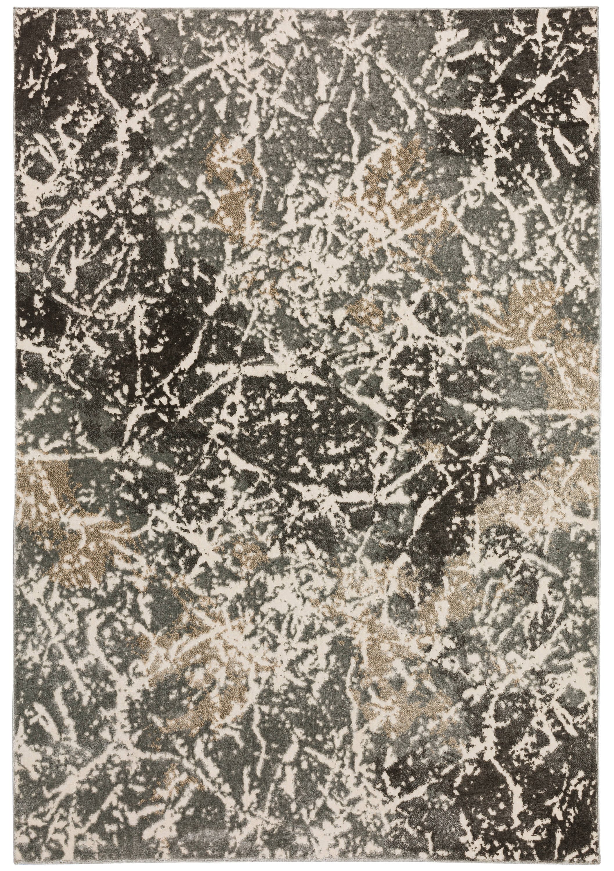 Addison Rugs AGR38FO9X13 Grayson 9 x 13 (ft) Polyester Fog Rectangular Indoor Abstract Industrial Area rug