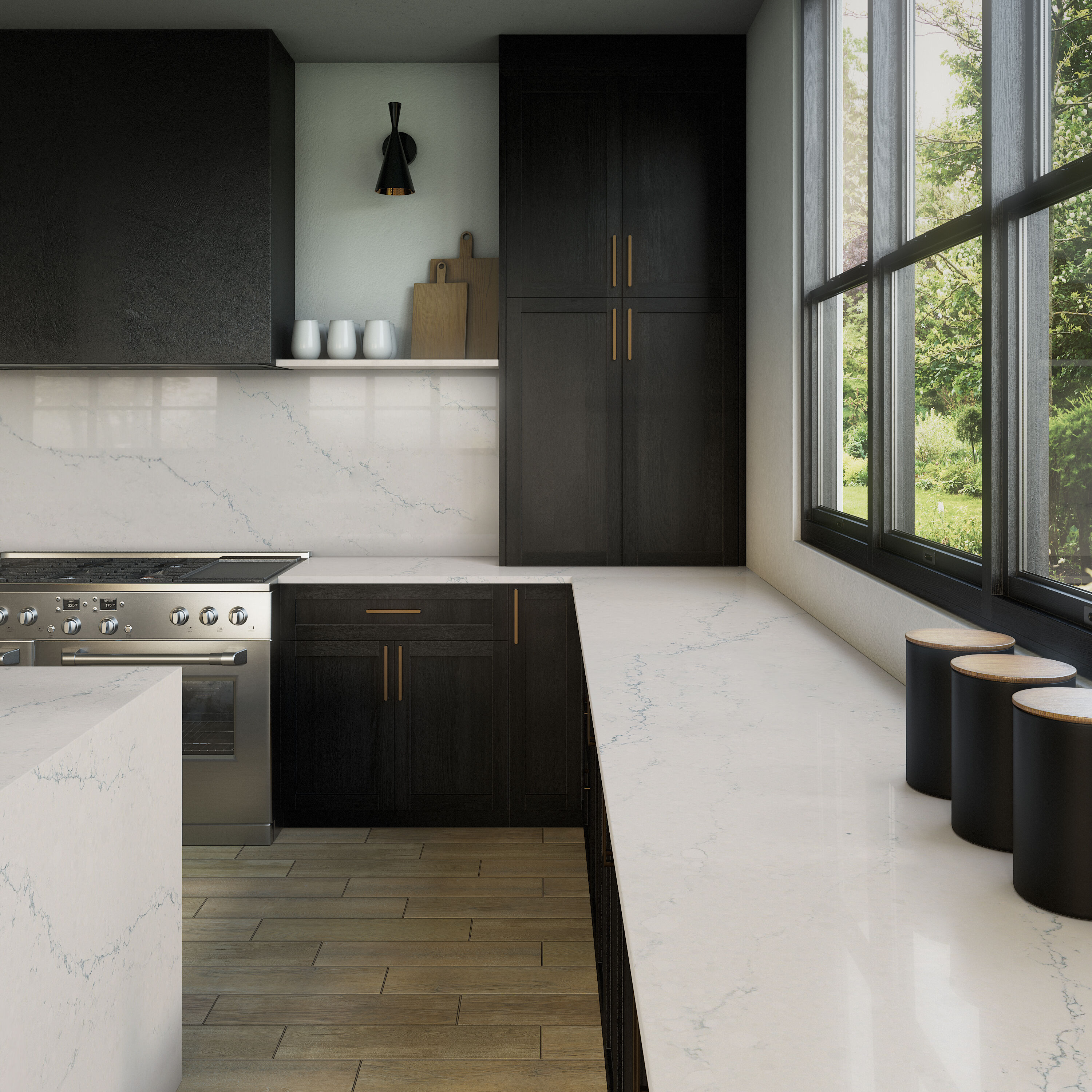 ONE Quartz OQ43SLBM11/4X1L Countertop-Samples - View #3