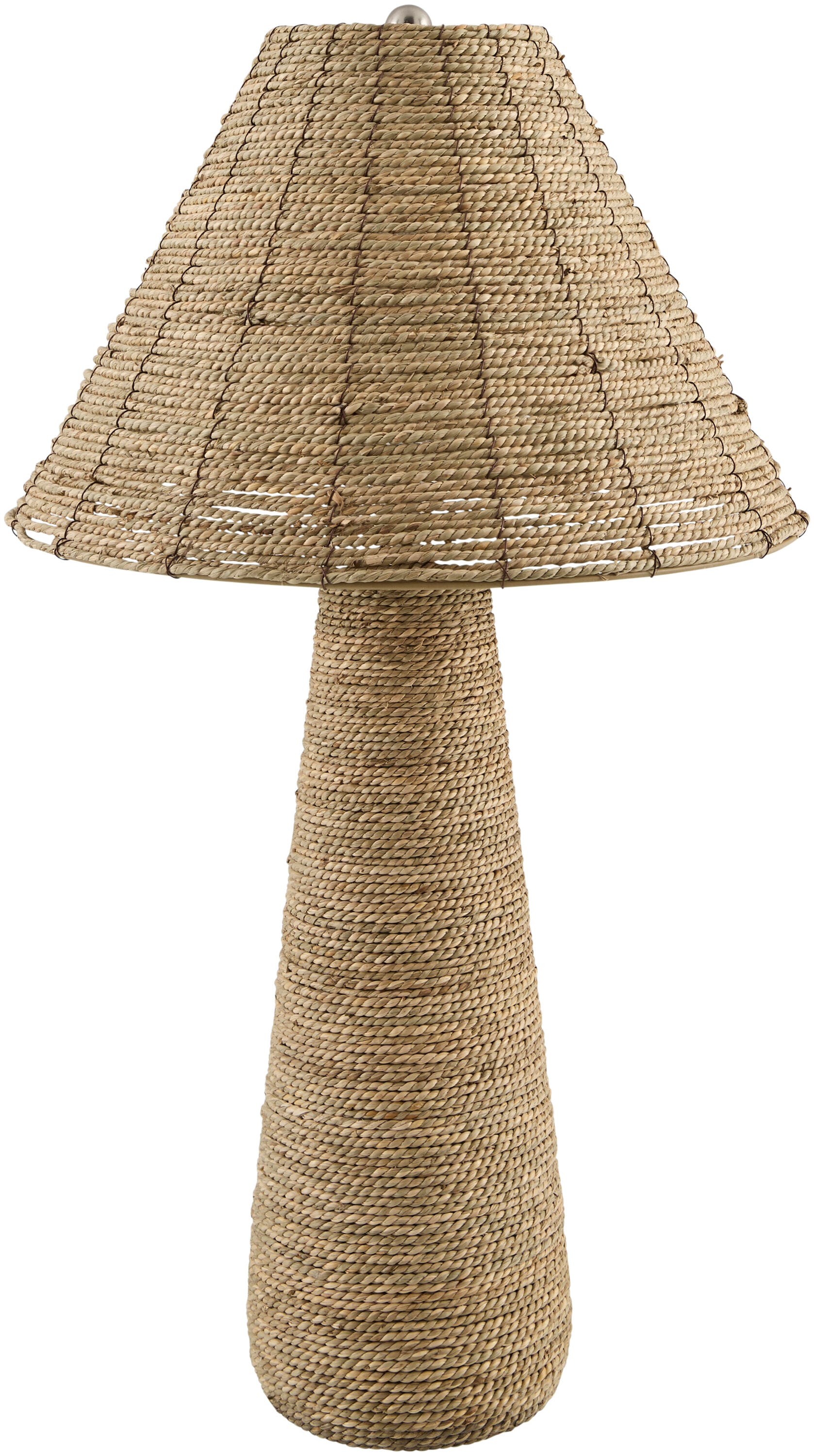 Livabliss LAG-002 Laggan 40-in Wheat 3-way Table Lamp with Rattan Shade