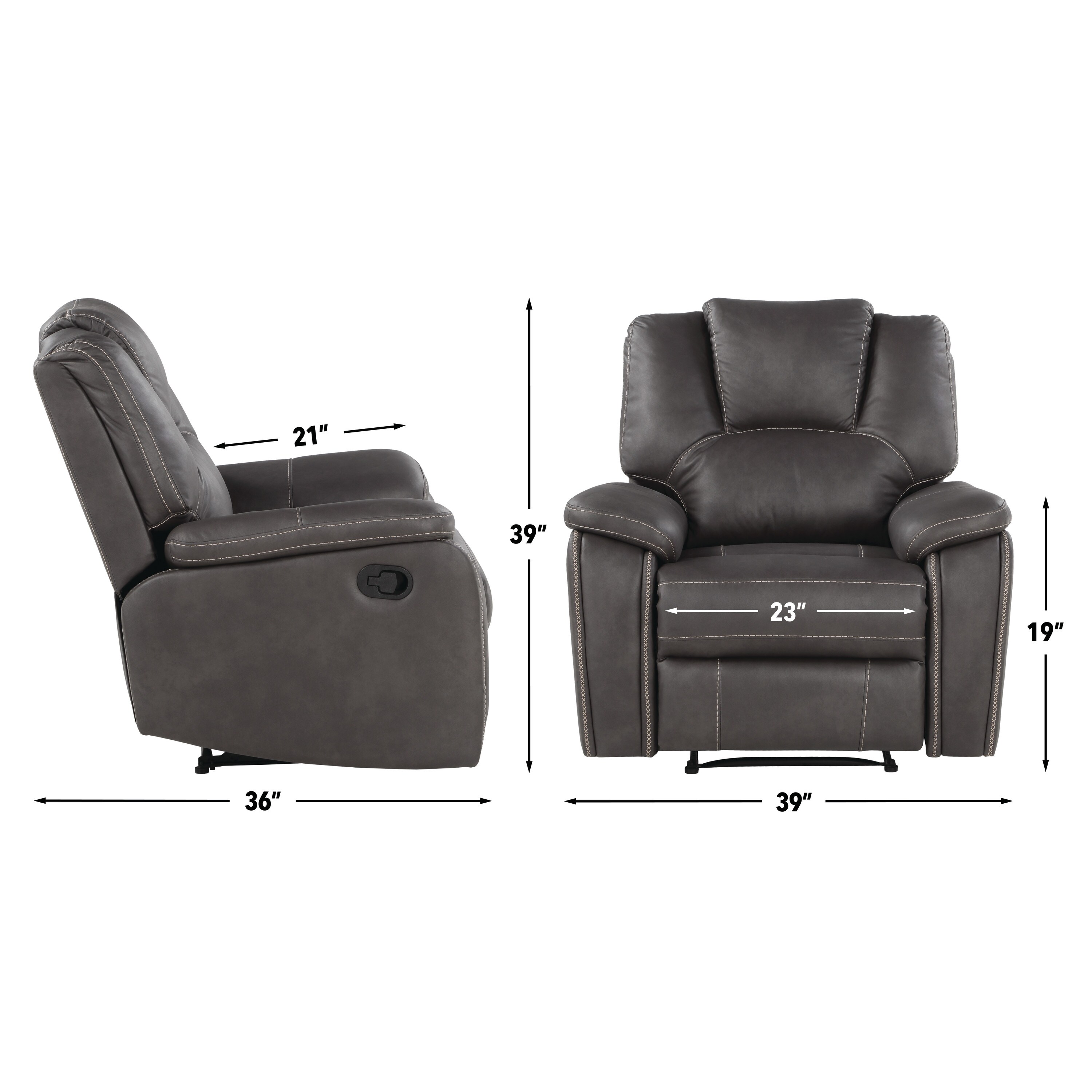 Steve Silver KT800CC recliners - View #7
