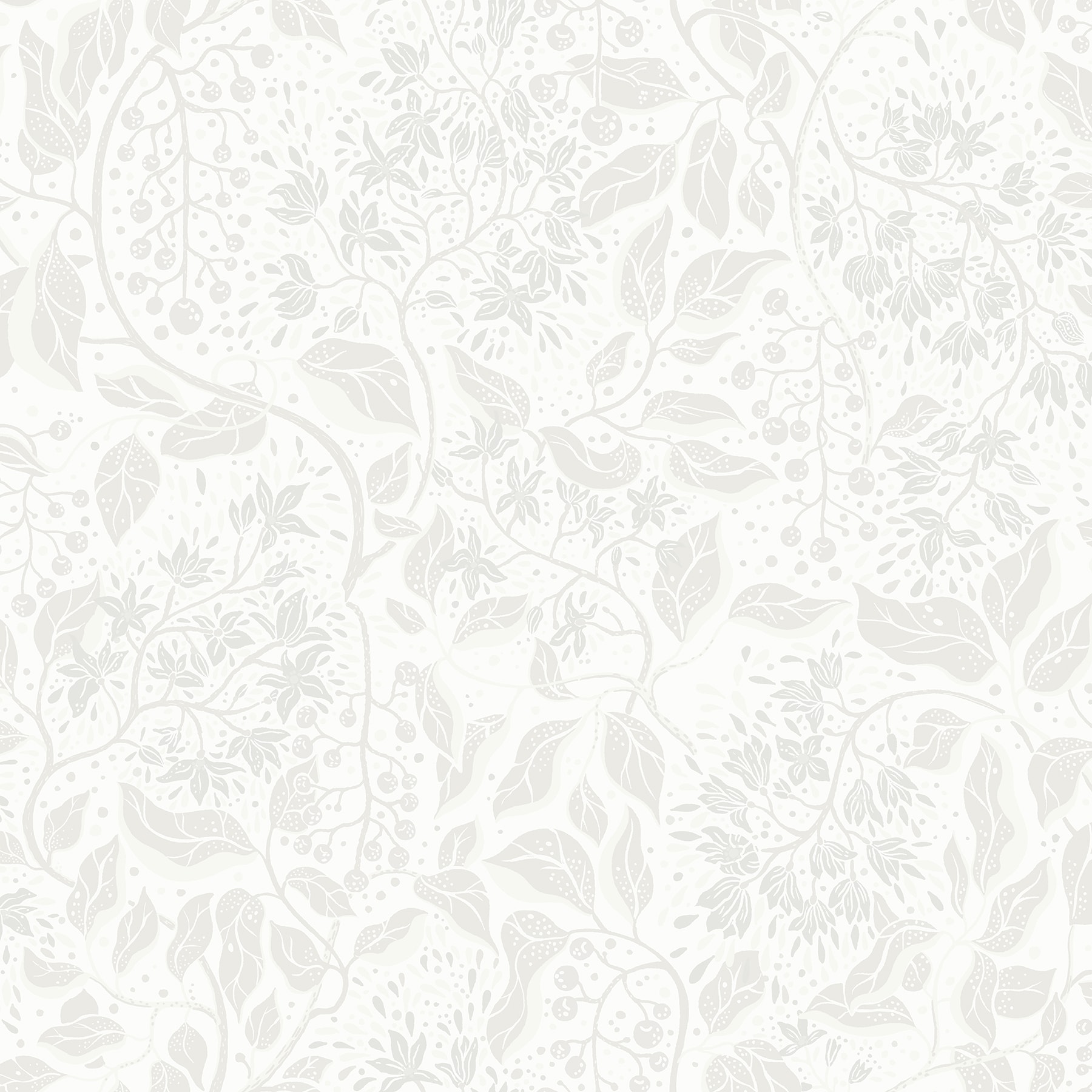 A-Street Prints Turi Light Grey Twining Vines Wallpaper in the ...