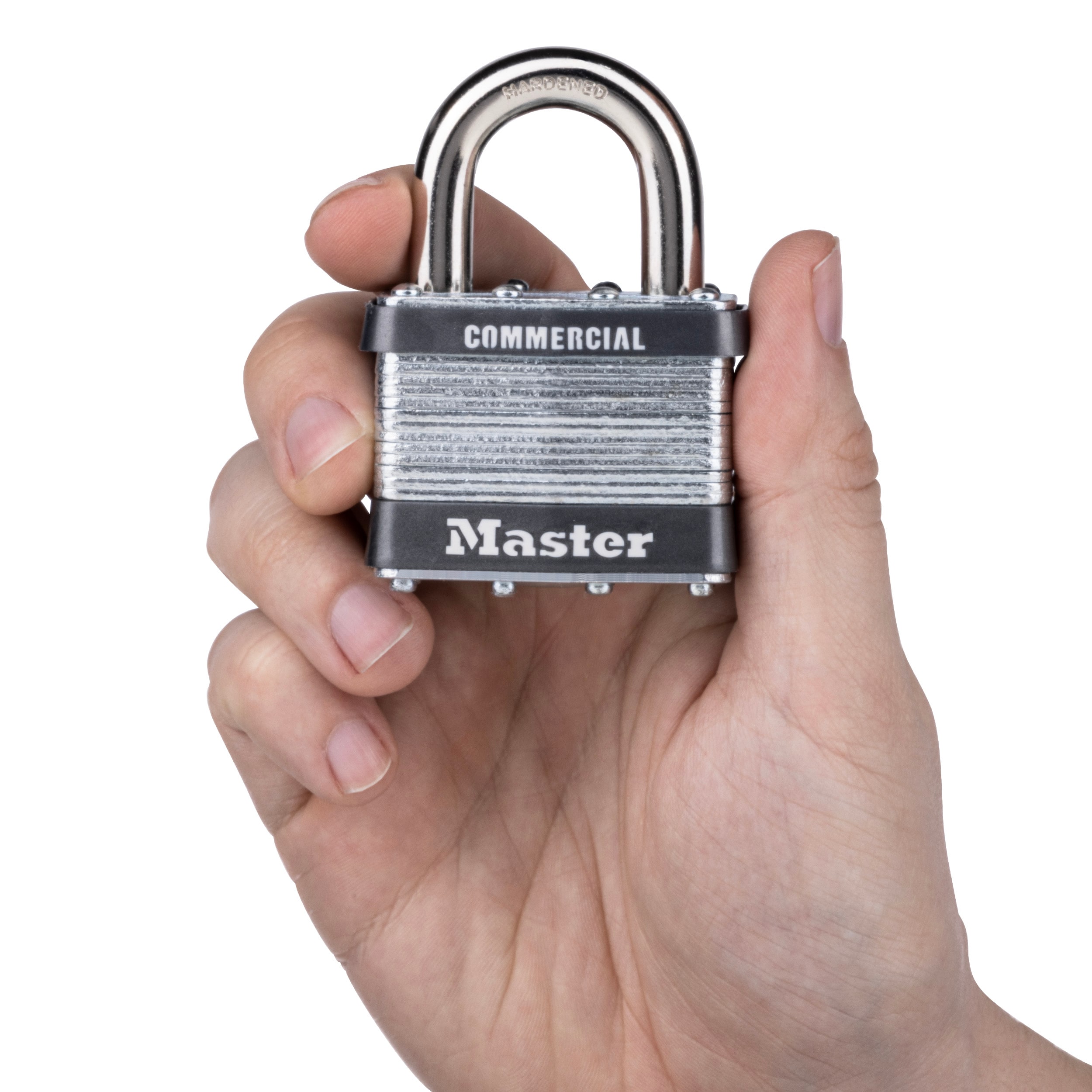 Master Lock Commercial Keyed Padlock, 2-in Wide x 1-in Shackle Keyed Alike  in the Padlocks department at