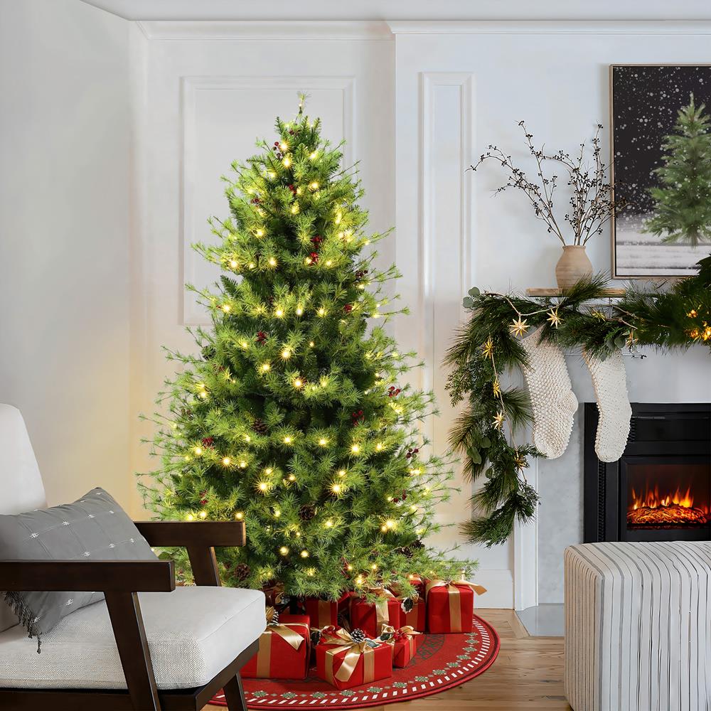 LuxenHome WHAP2099 Artificial-Christmas-Trees - View #2