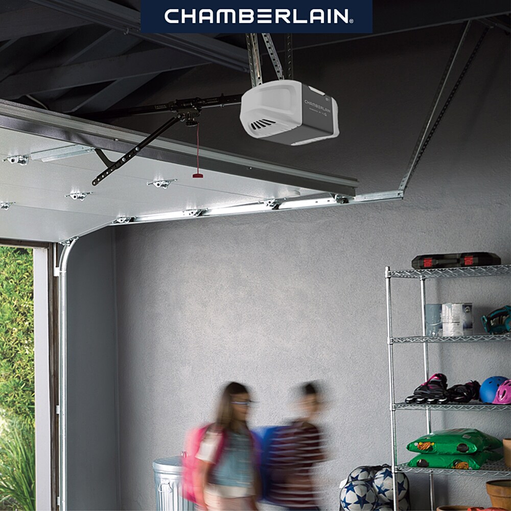 Chamberlain 1/2-HP myQ Smart Belt Drive Garage Door Opener Wi-fi ... - 60090315