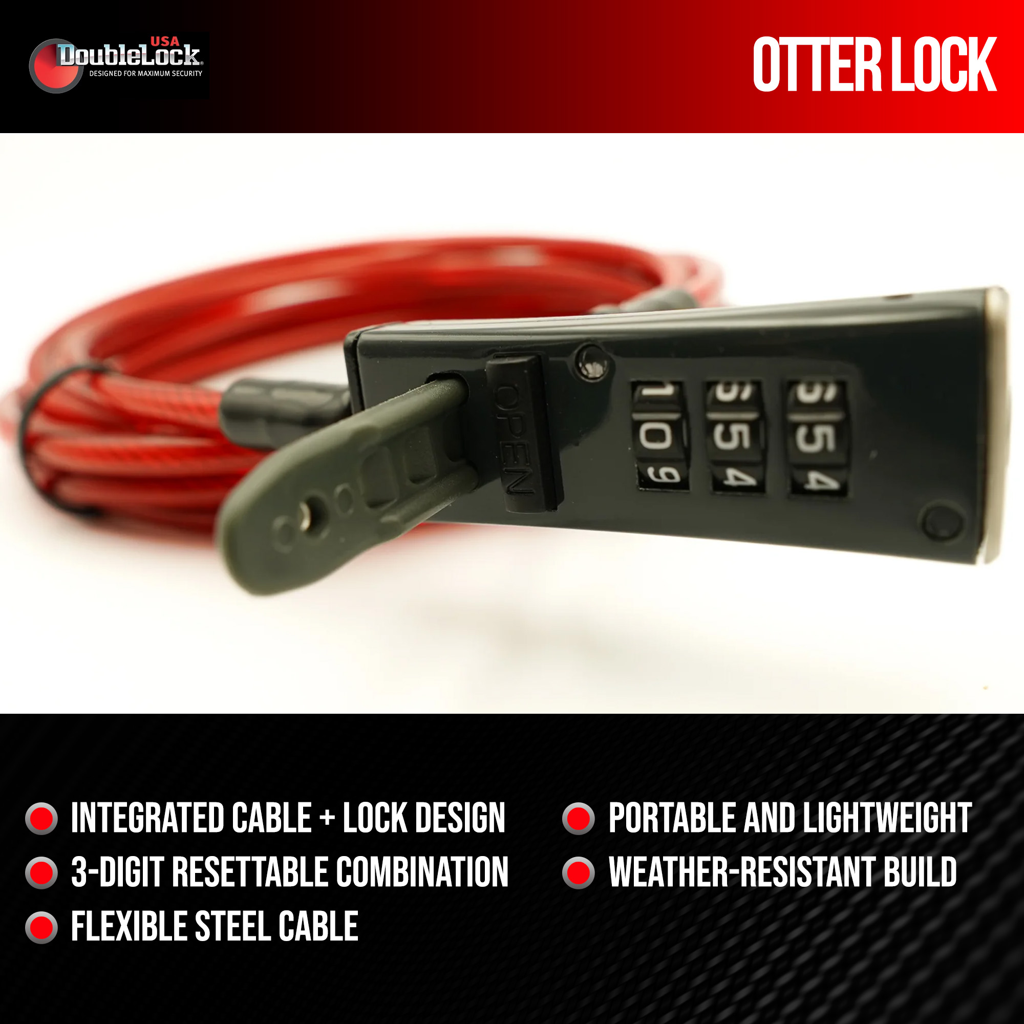 DoubleLock 834-310A Cable-Locks - View #5