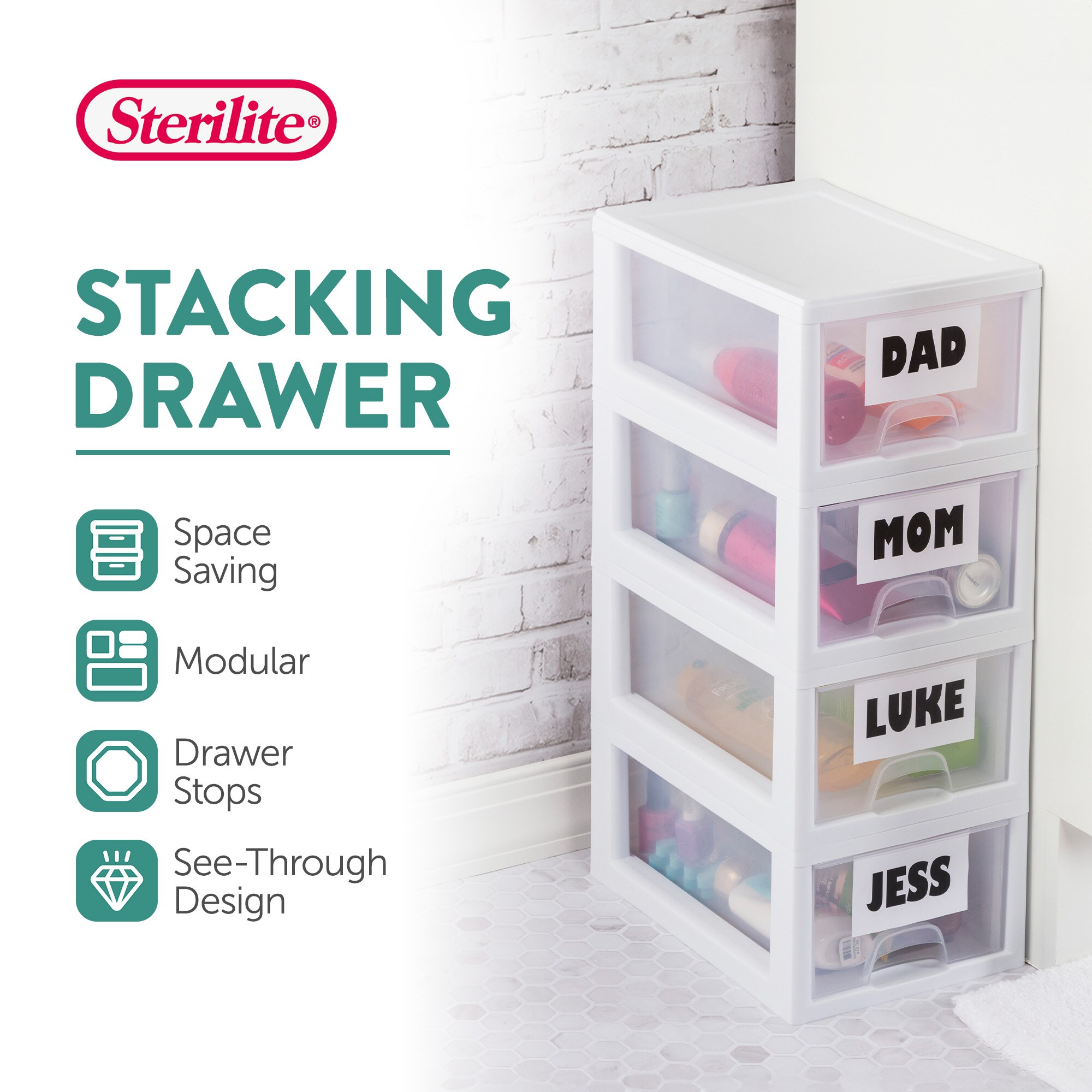 Sterilite 52971 Storage-Drawers - View #3