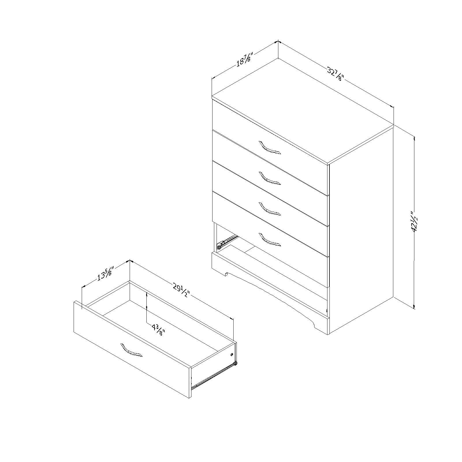 South Shore Furniture 3160035 dressers - View #4