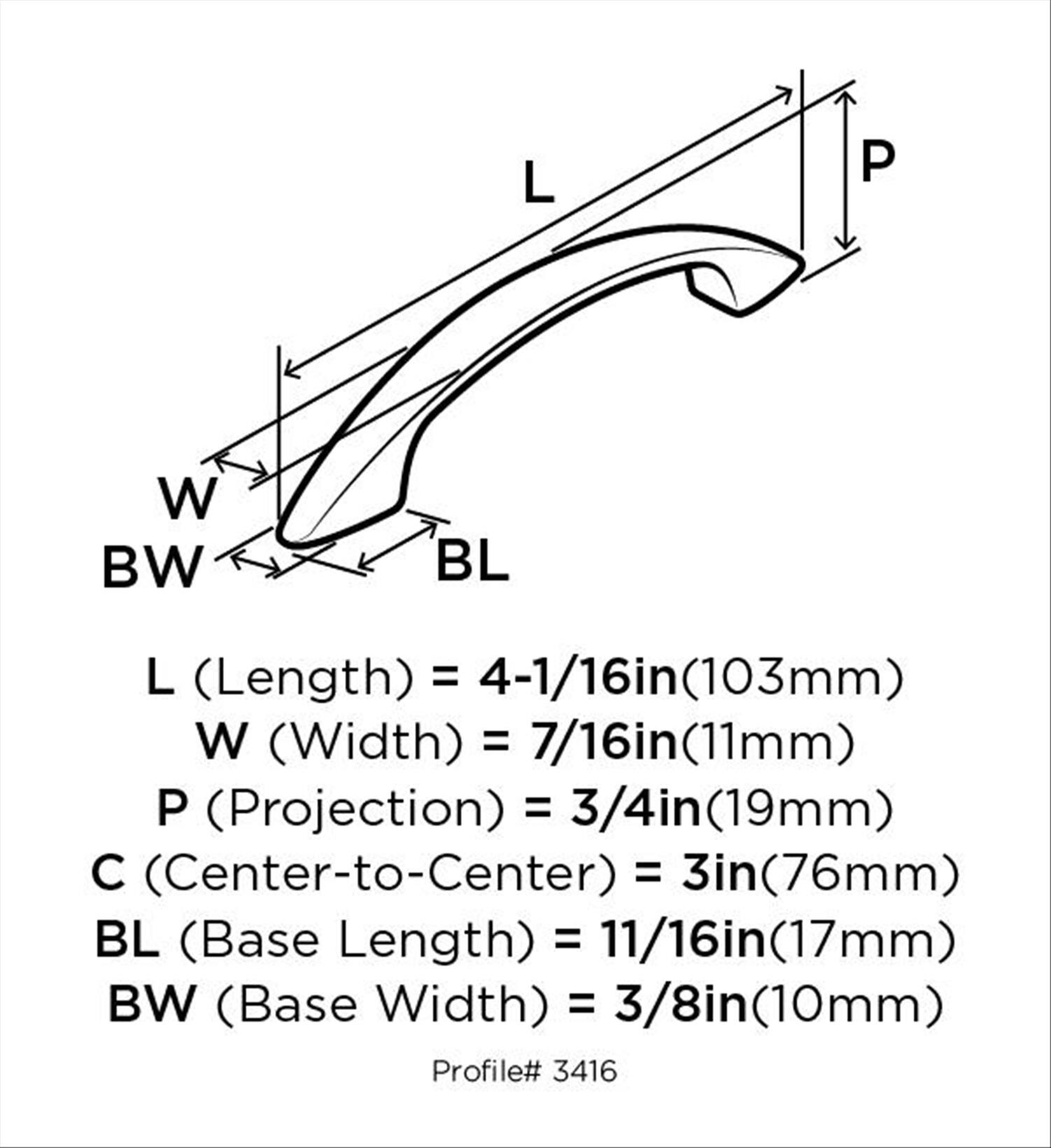 Amerock 1875359 Cabinet-Pulls - View #8