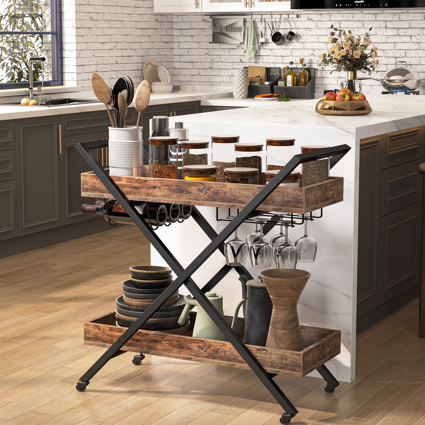 Tribesigns HOGA-XK00109 Dining-Kitchen-Storarge - View #2