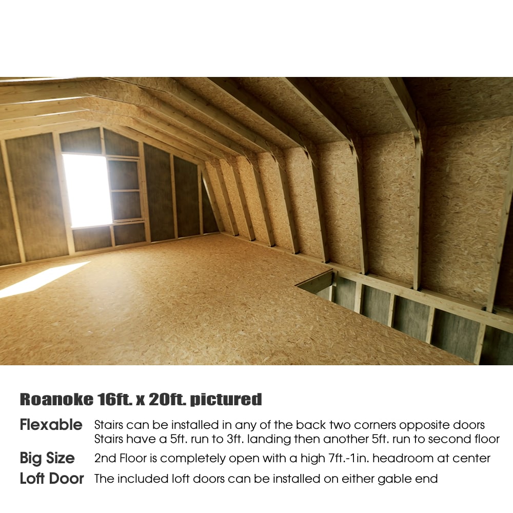 Best Barns ROANOKE1620 Wood-Storage-Buildings - View #9