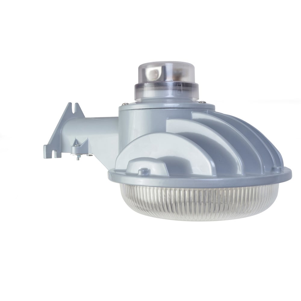 Dusk-to-Dawn Flood Lights Fixture Color Family Gray