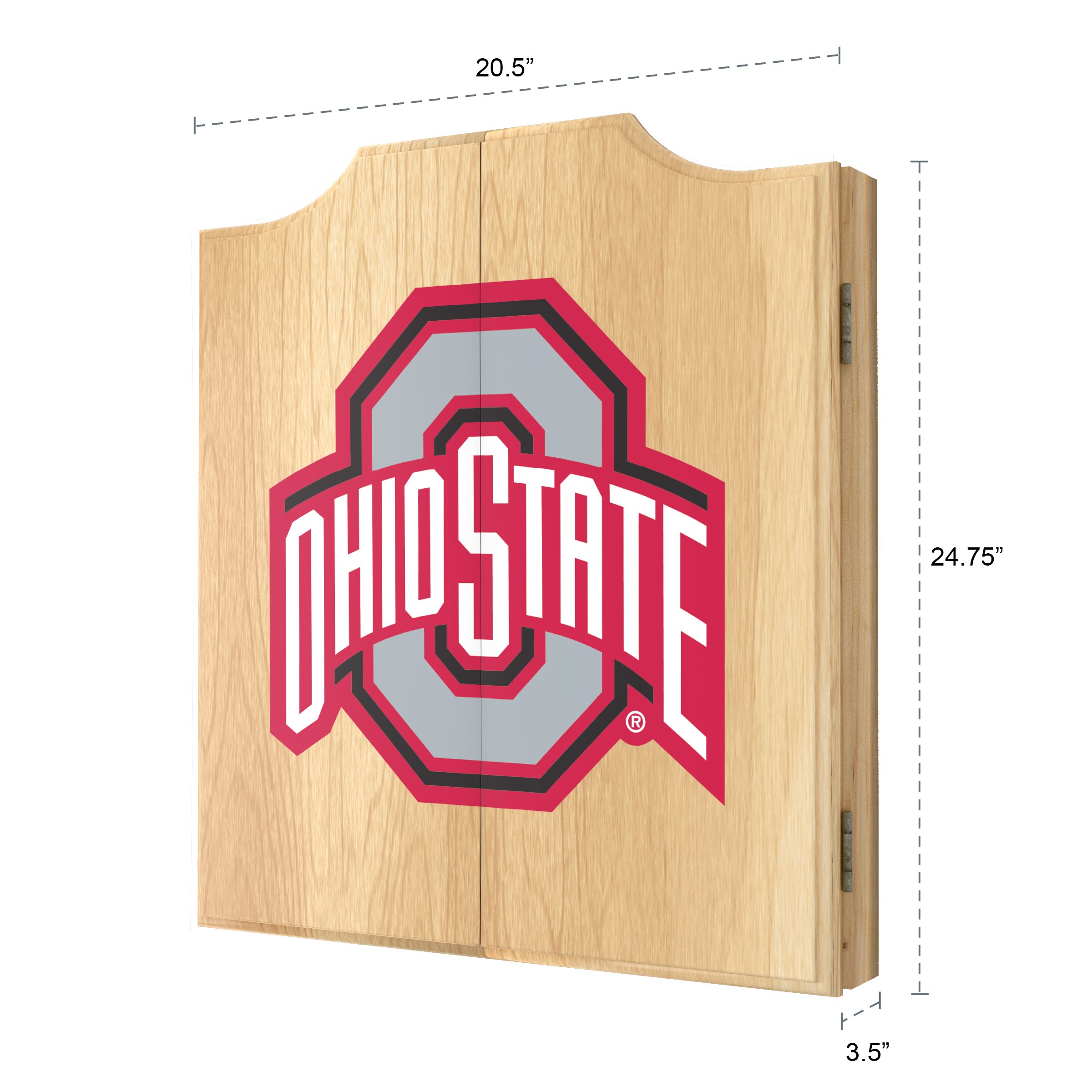 Trademark Gameroom LRG7000-OSU-BLK Dartboard-Cabinets - View #7