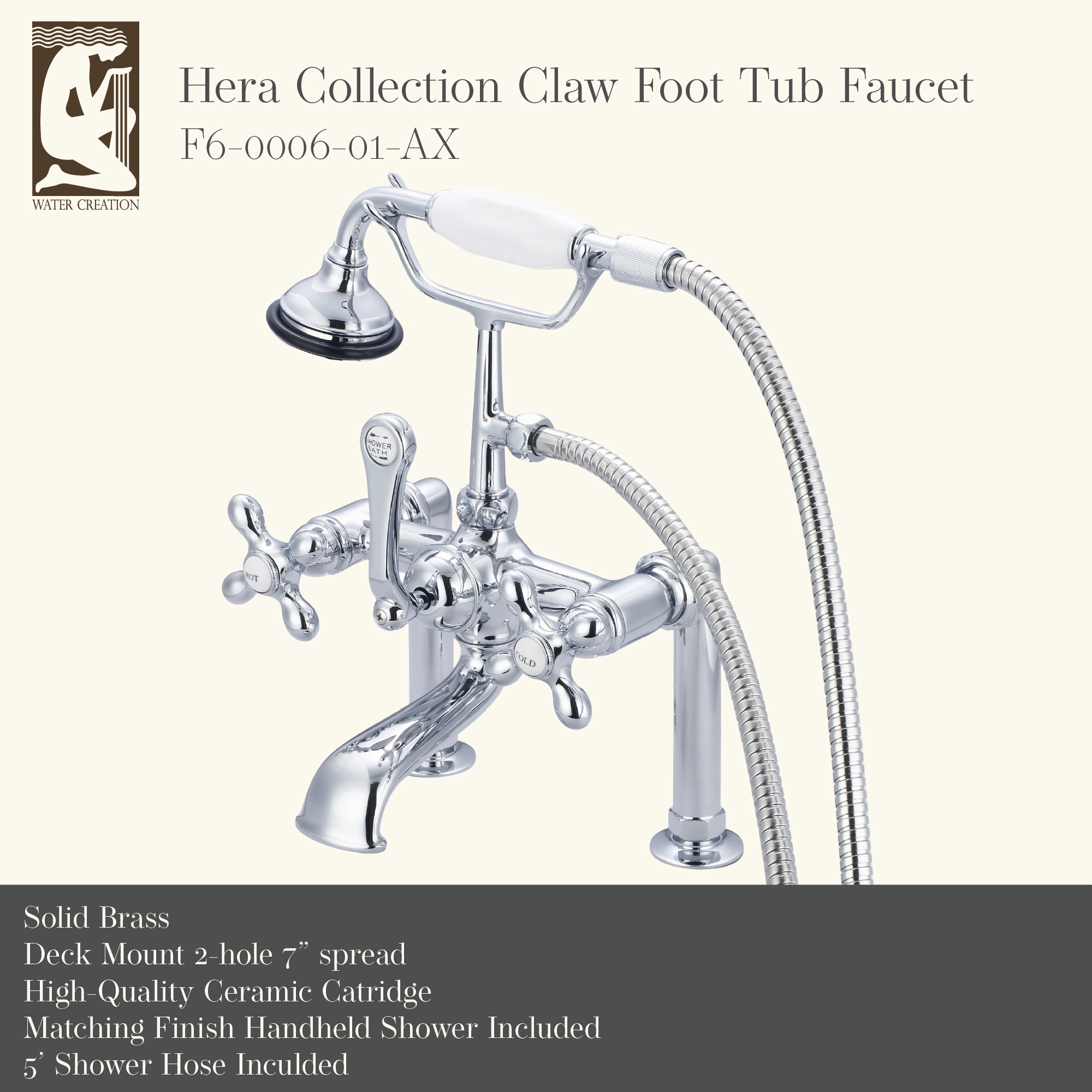 Water Creation F6-0006-01-AX Roman-Tub-Faucets - View #3