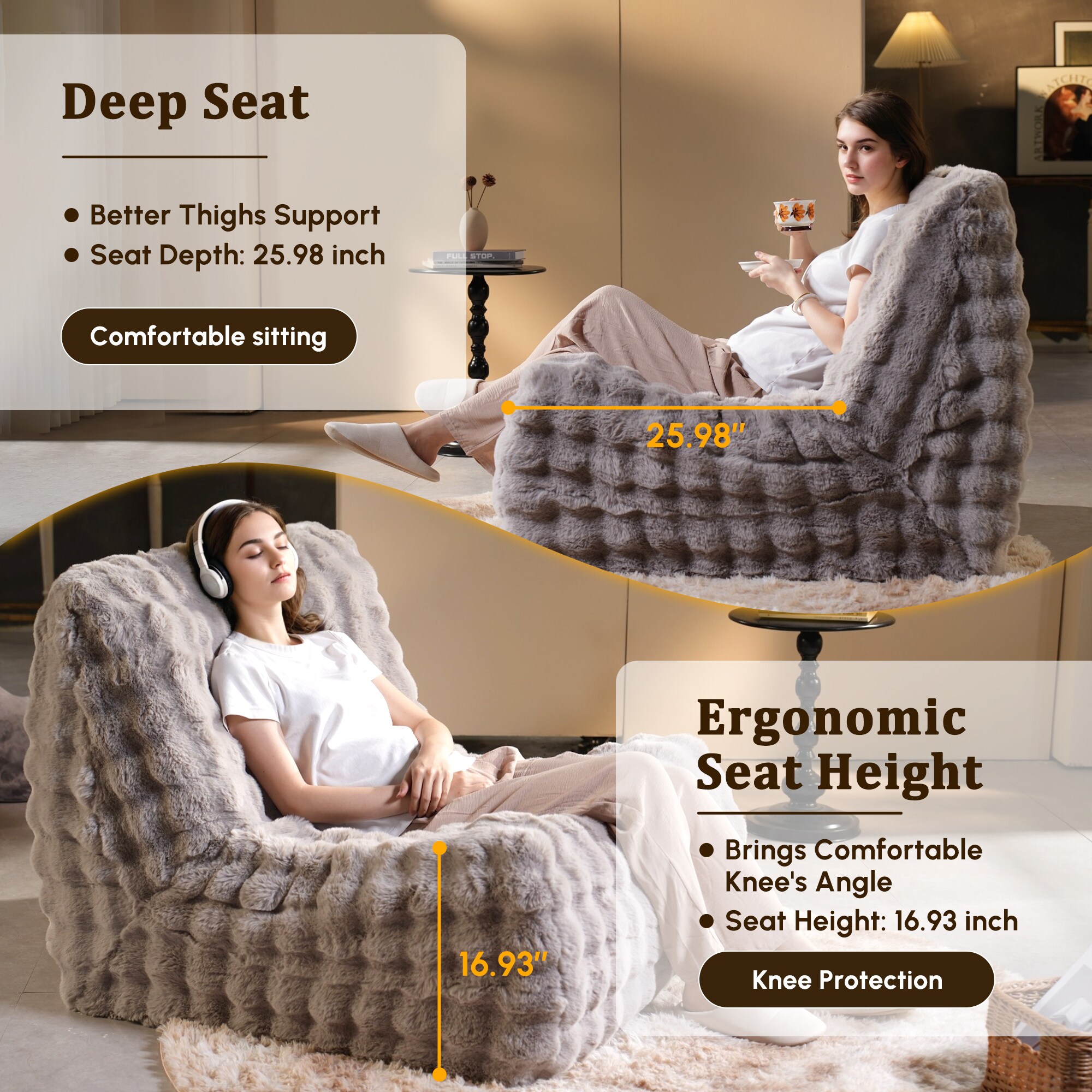 Pouuin SBOO58 Sofas-Loveseats - View #6