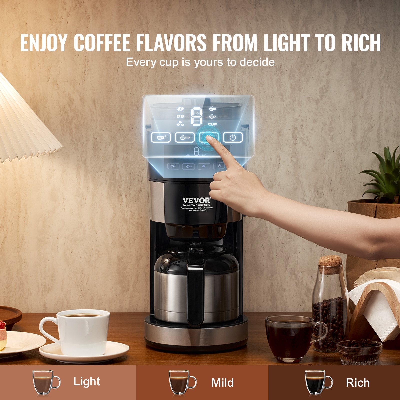 VEVOR ZCKYMCZKFJ8B7MCSDV1 Coffee-Makers - View #5
