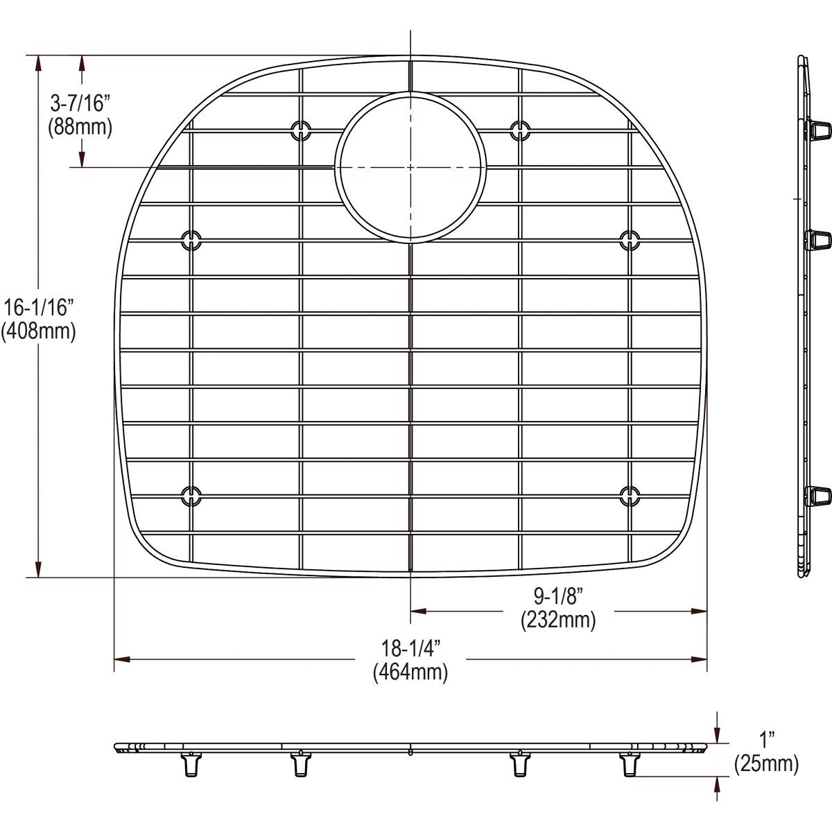 Dayton GOBG2118SS Sink-Grids - View #5