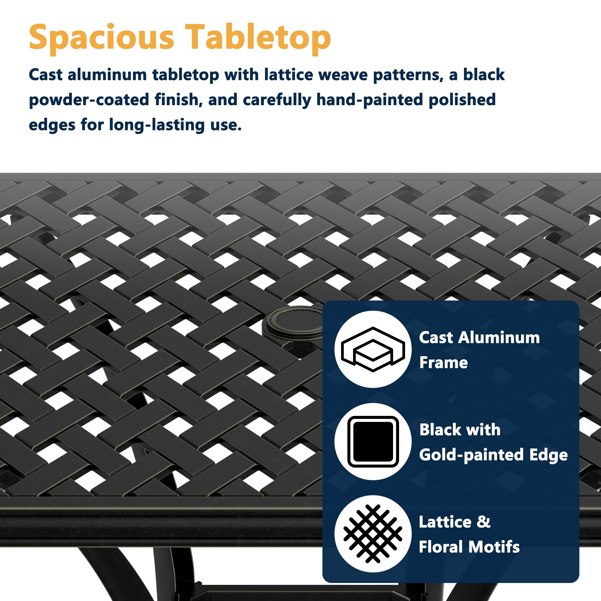 Clihome CL-LD29FXDT Patio-Tables - View #6